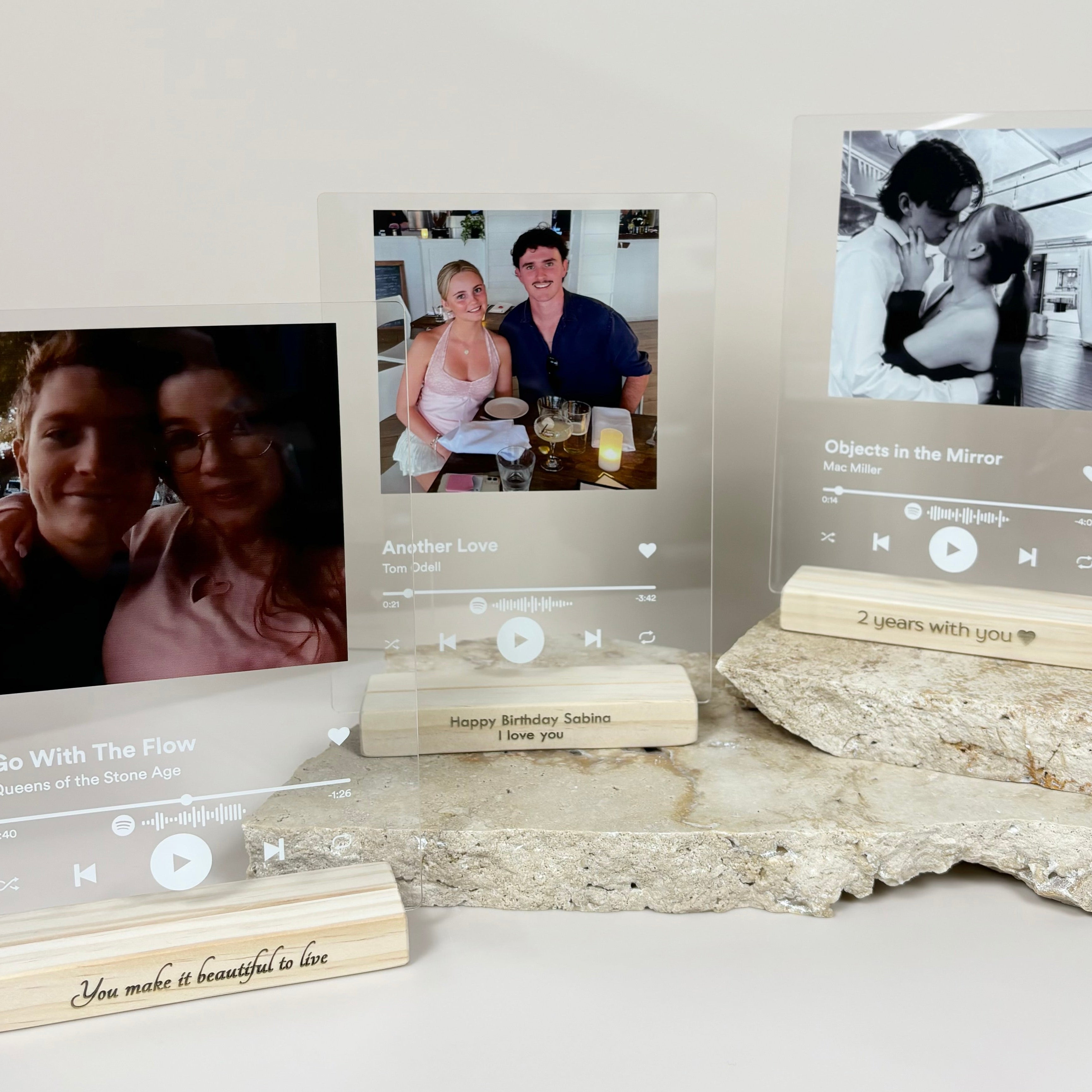 Custom Spotify plaques 