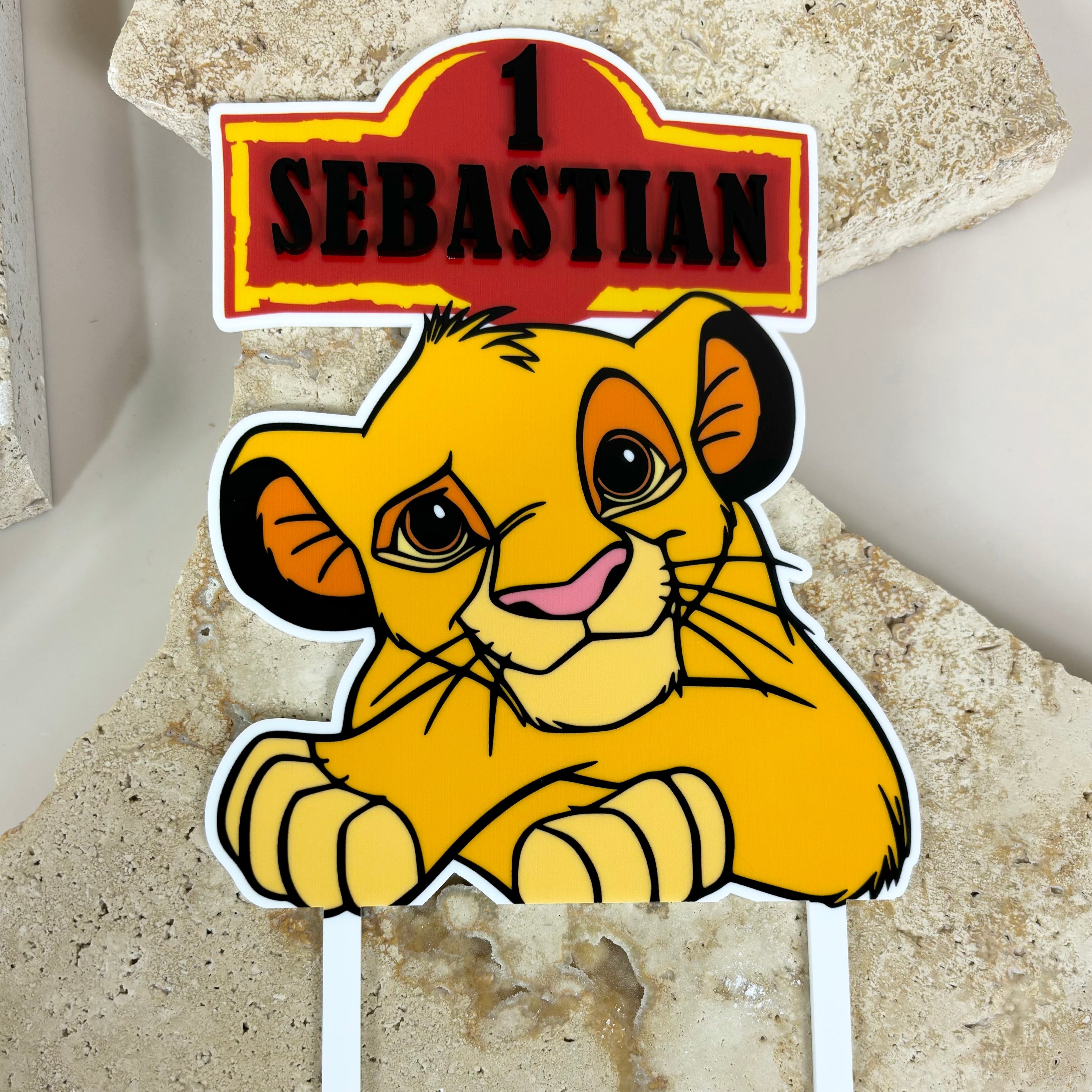 Uv print and 3D cake topper 