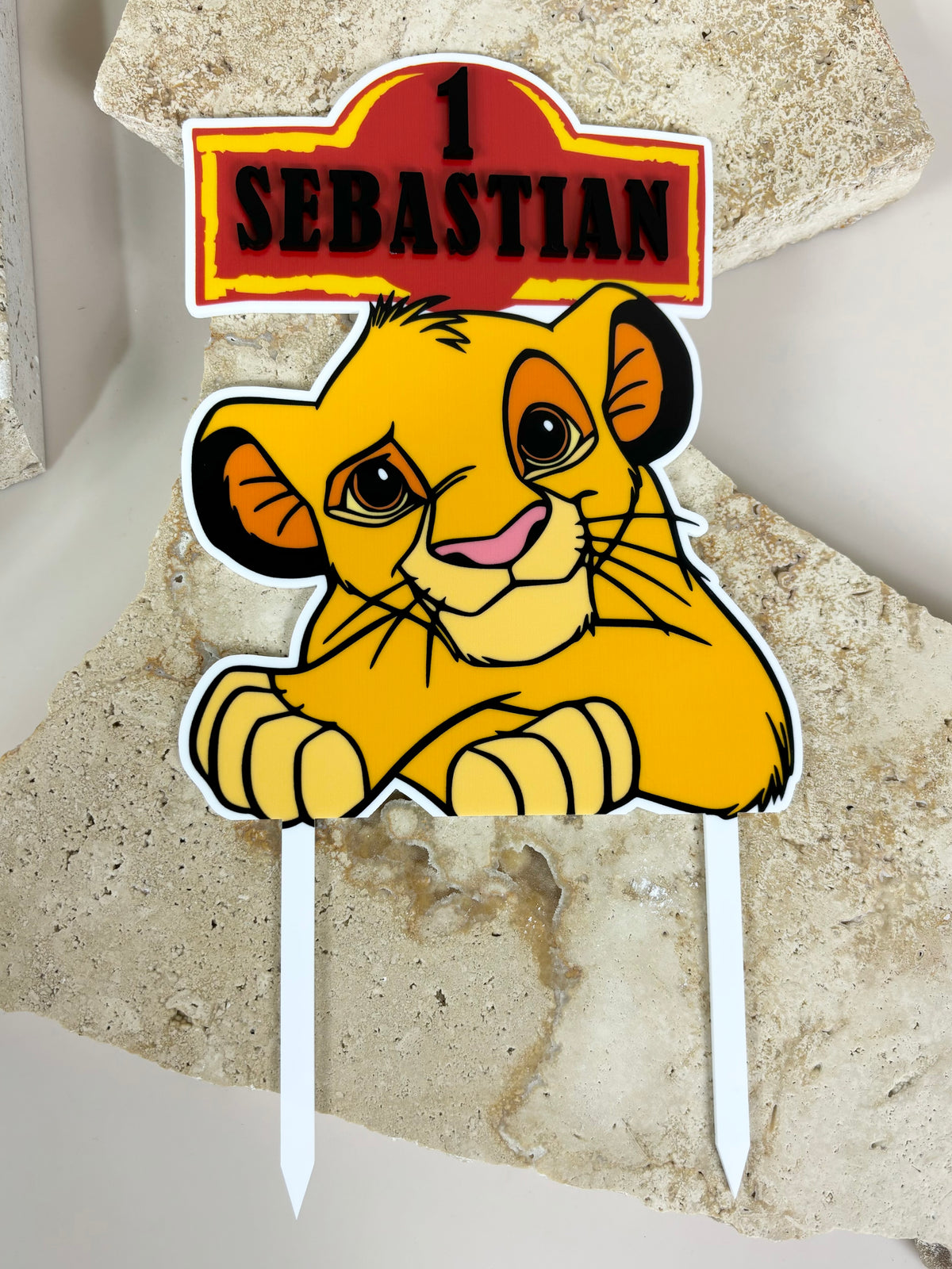 Uv print and 3D cake topper 