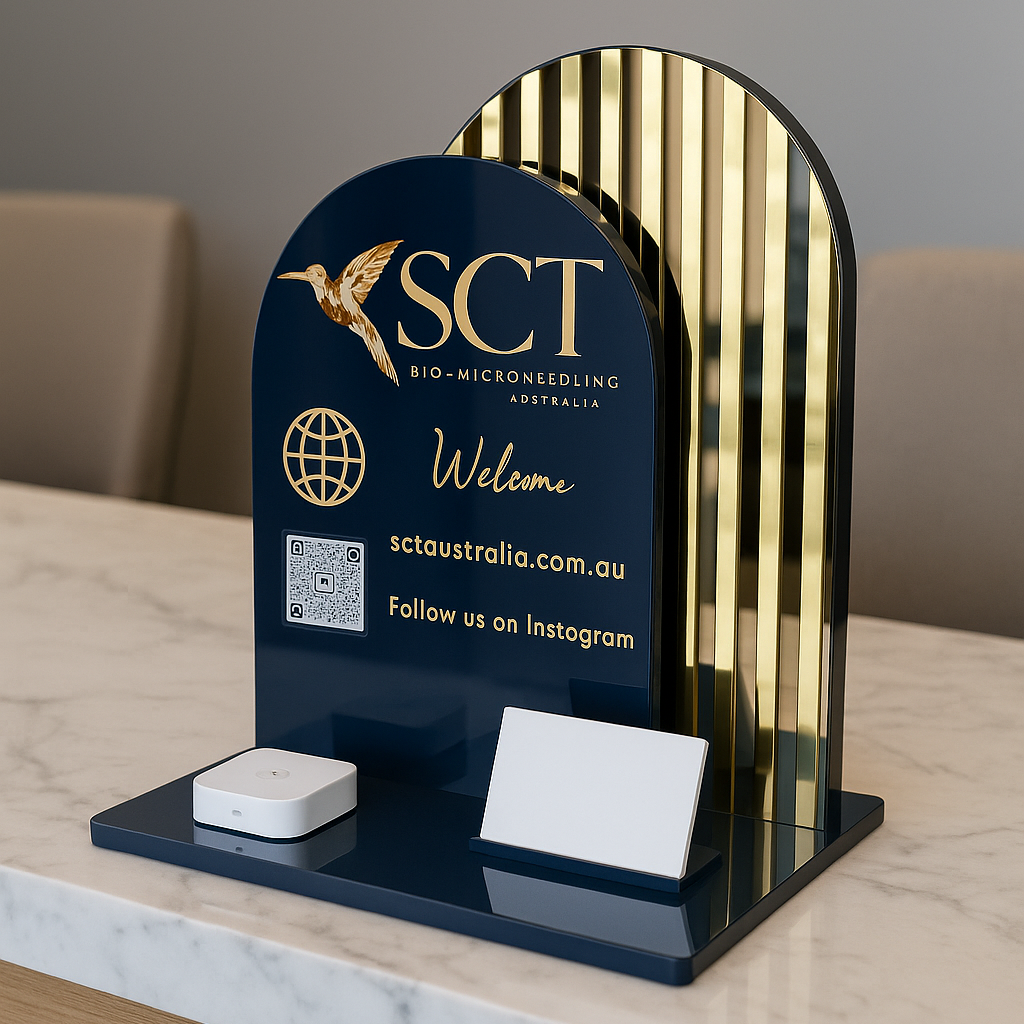 Custom payment stand 