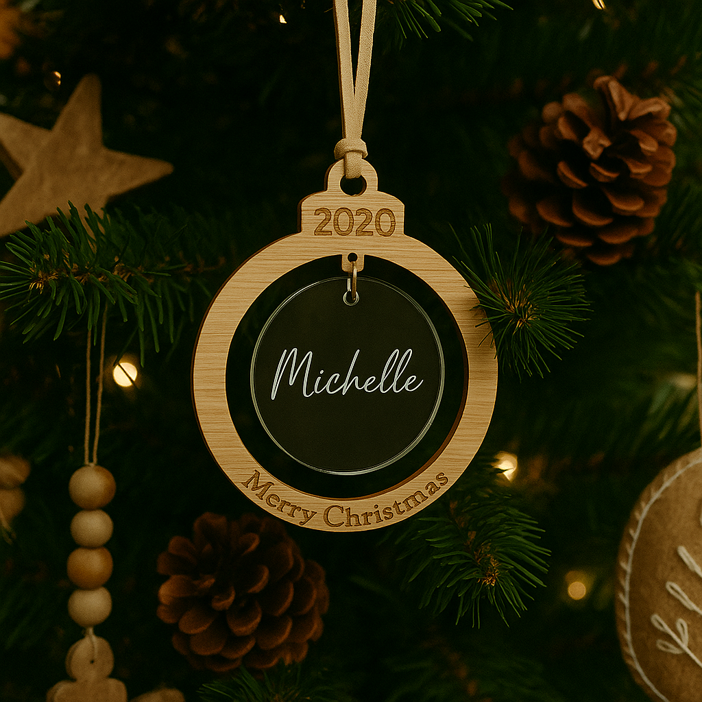Personalised Christmas ornament 
