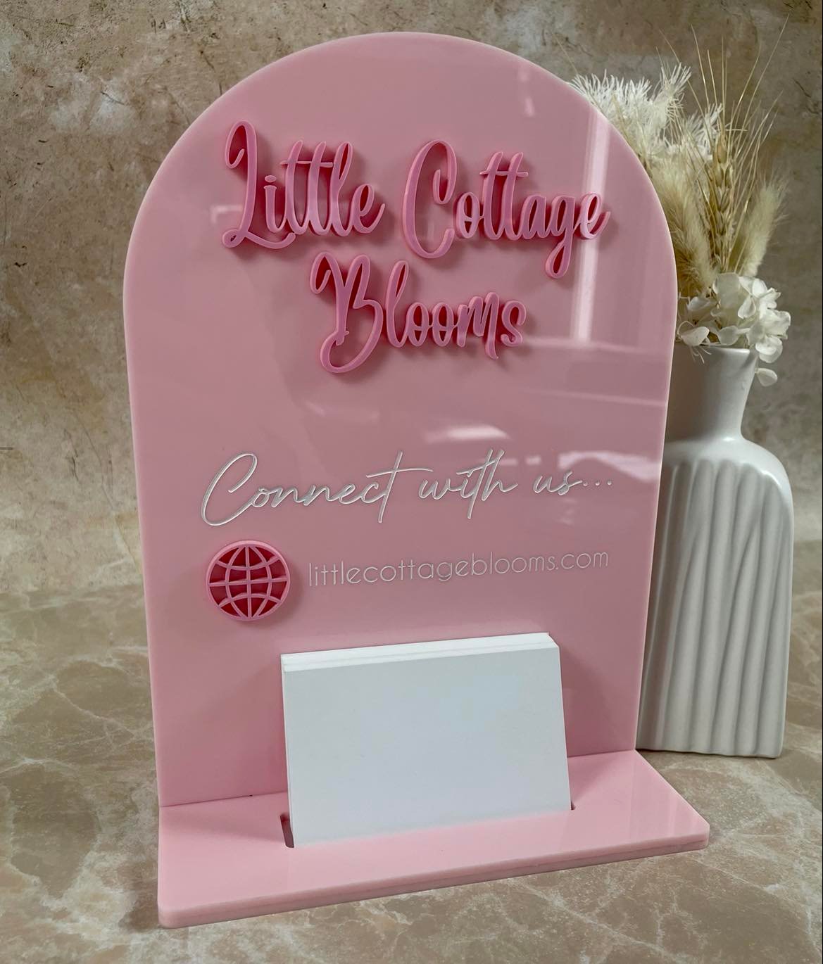 Card holder - signature display