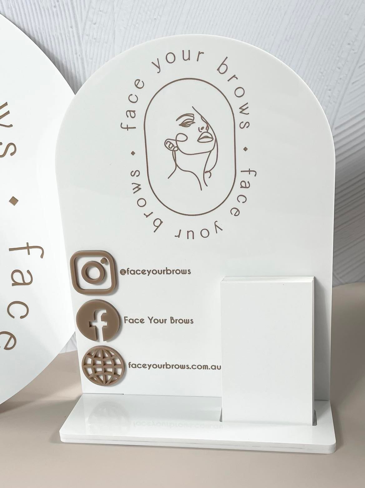Card holder - signature display