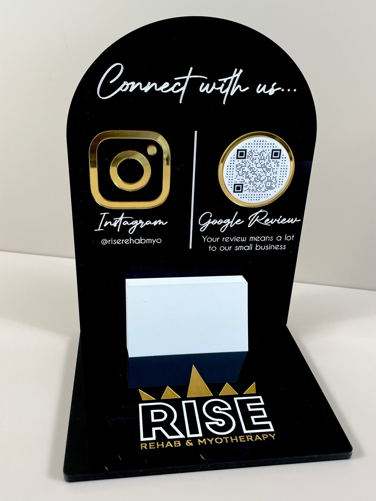 Card holder - signature display