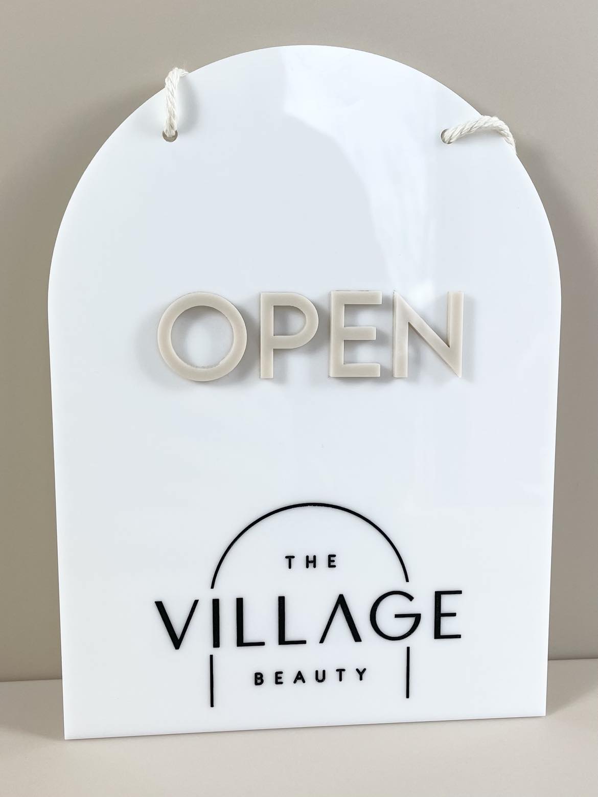 Mini open/closed sign (Arched)