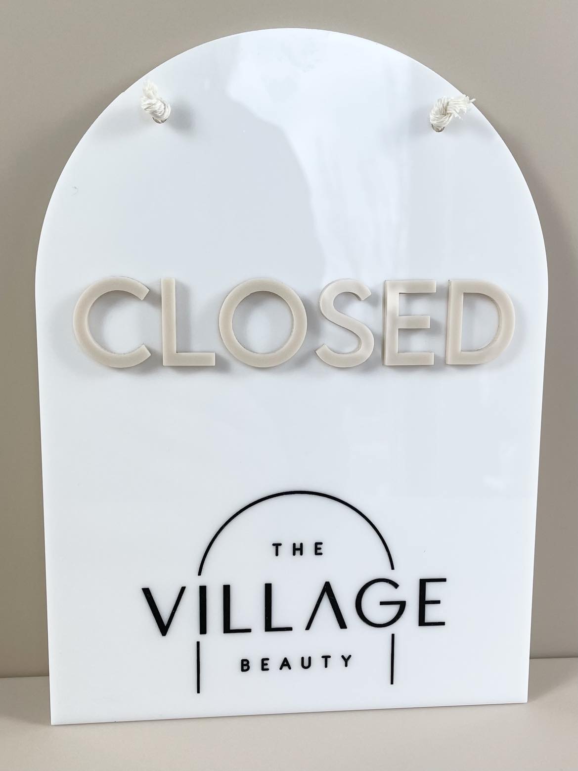 Mini open/closed sign (Arched)