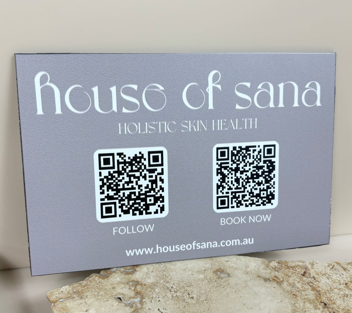 Aluminium custom signs 