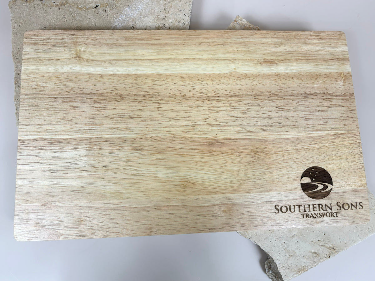 Logo chopping board 