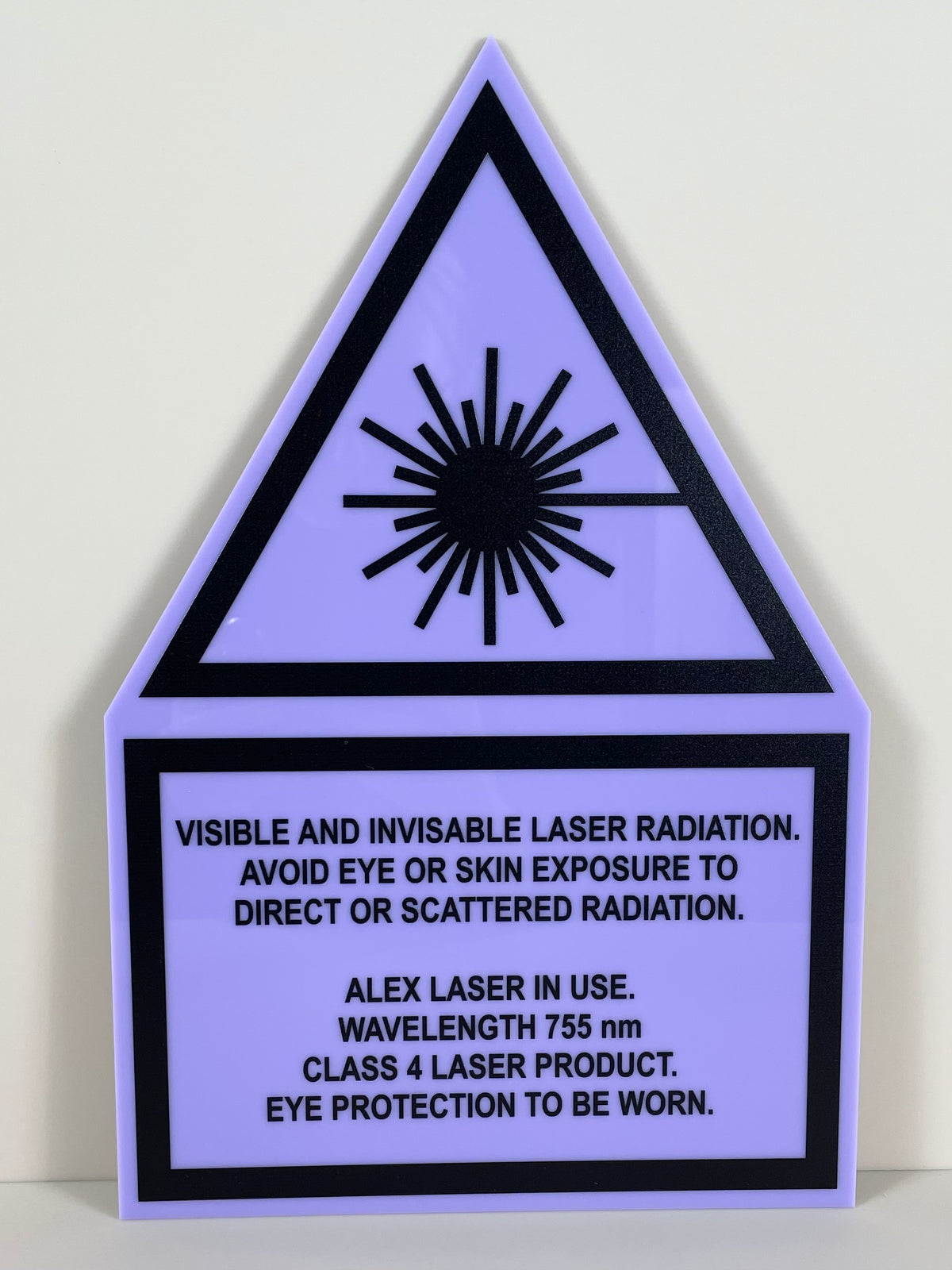 Warning sign (laser radiation)