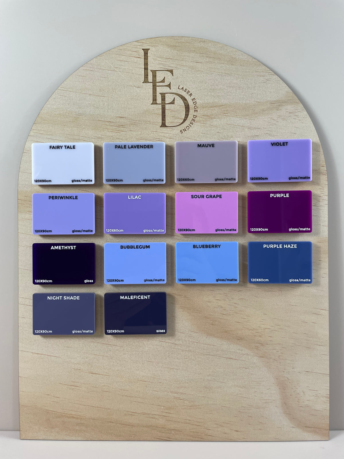Colour samples