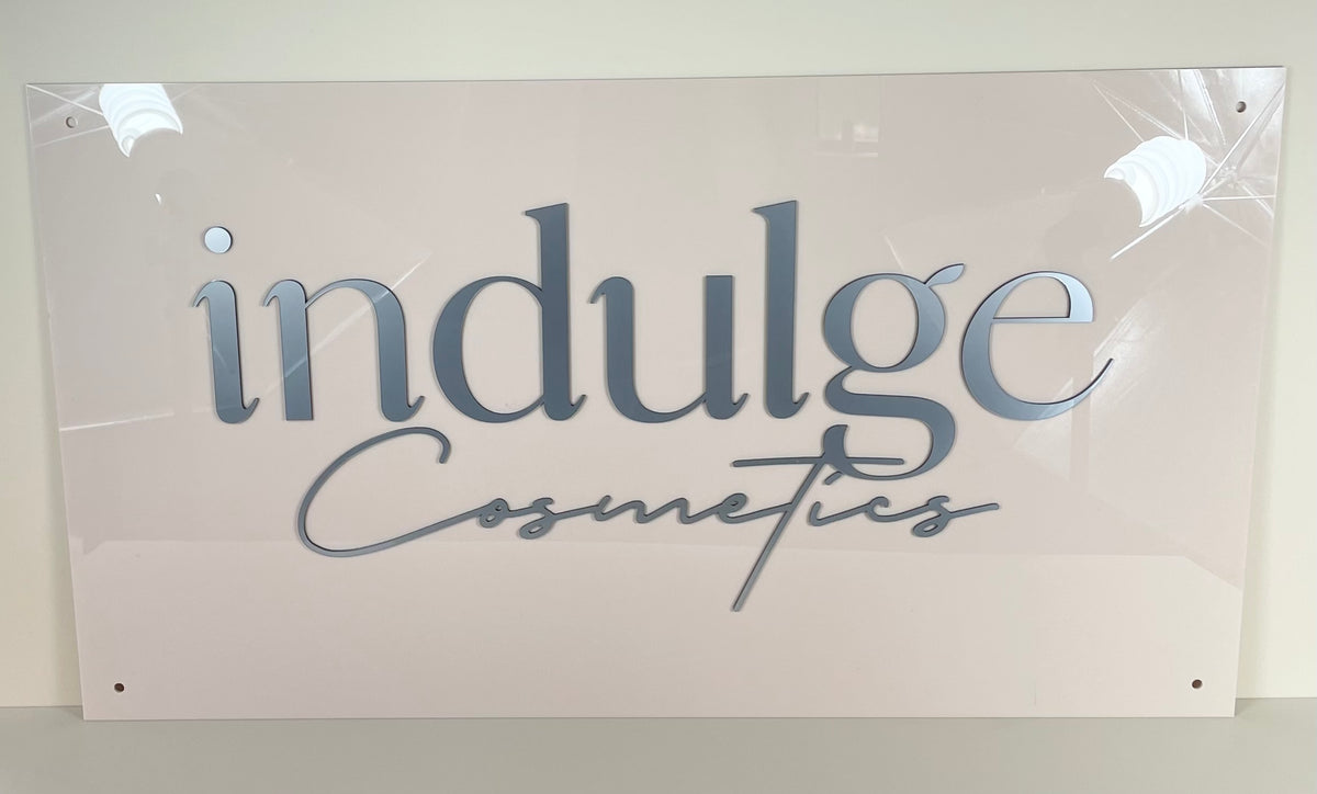 Custom rectangle business signs 