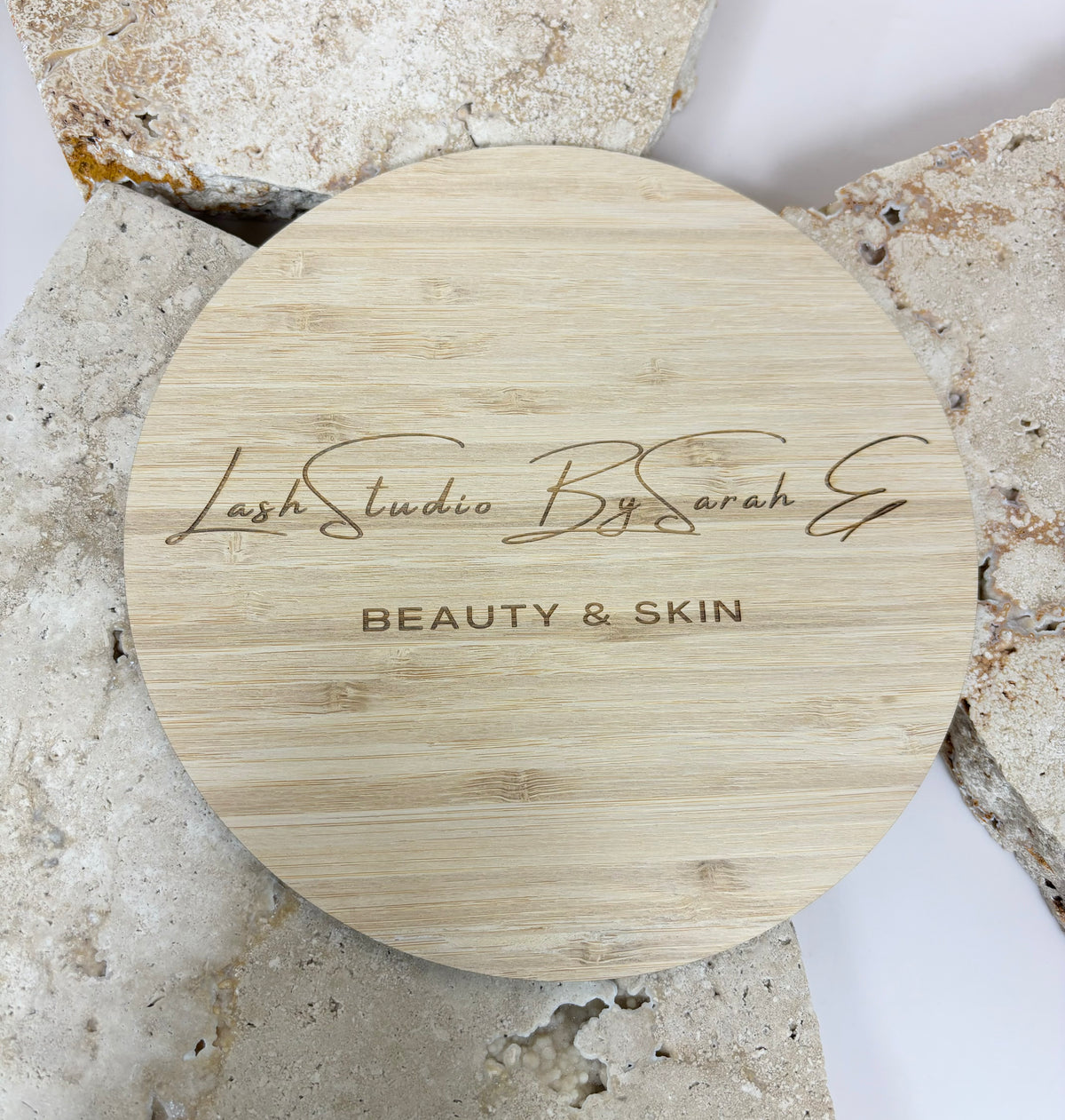 Bamboo branding disc 