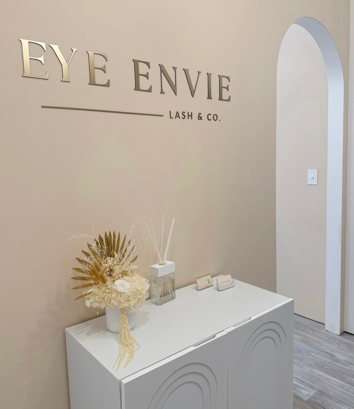 Custom lettering sign 