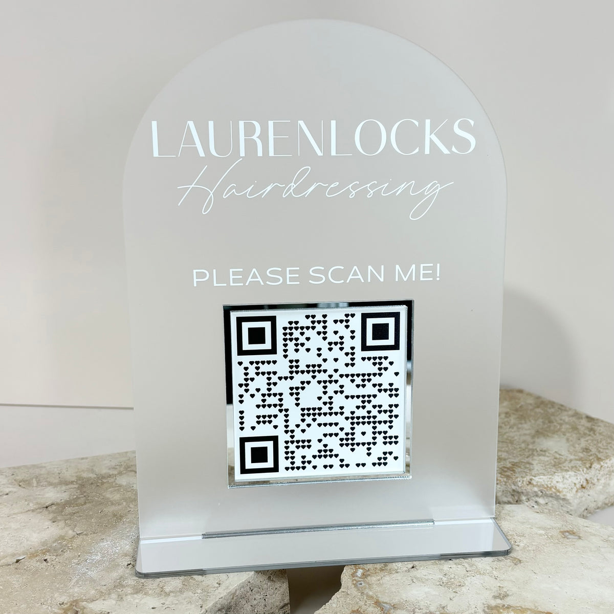 QR code stand 