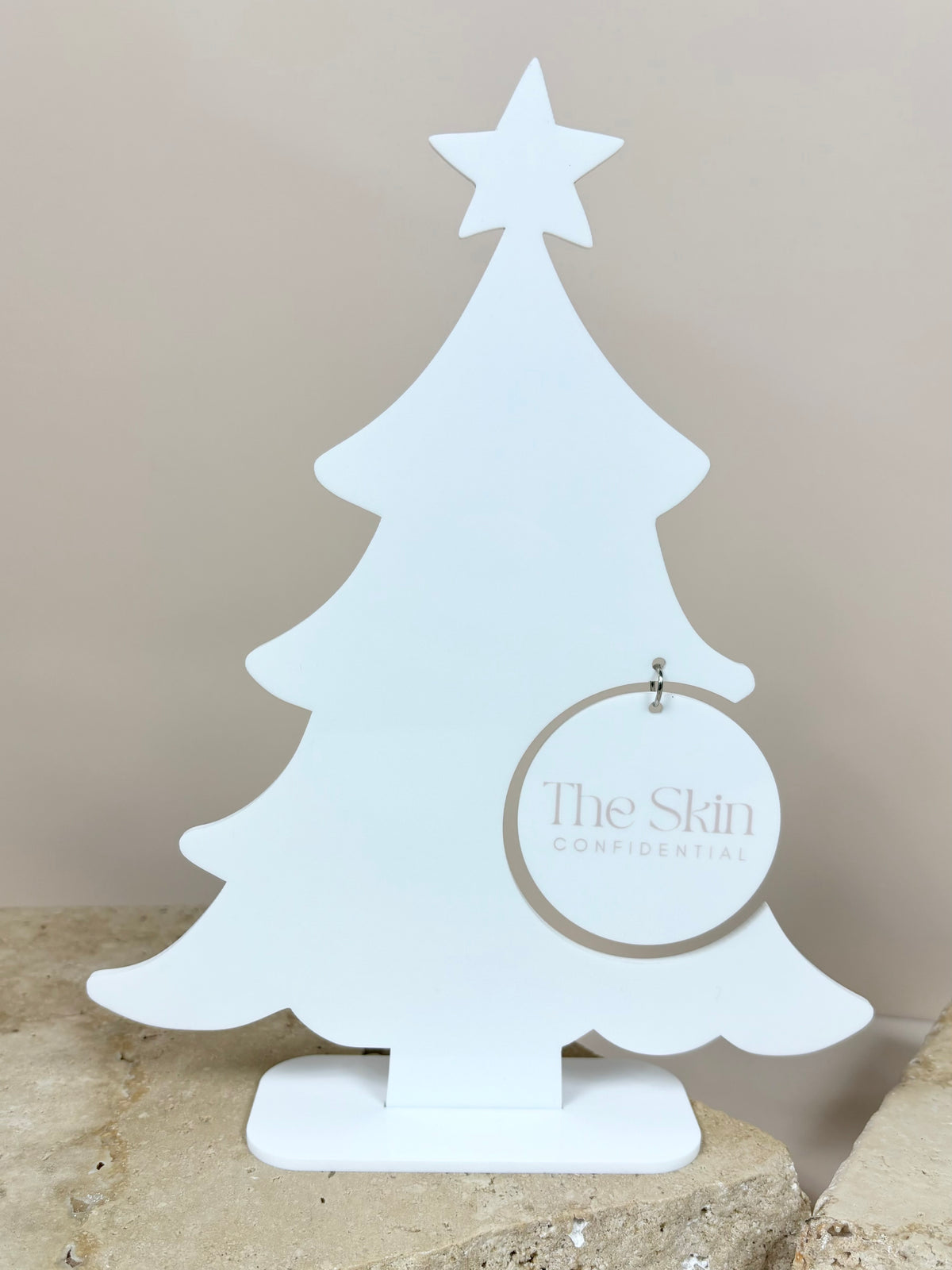 Branded Christmas tree display