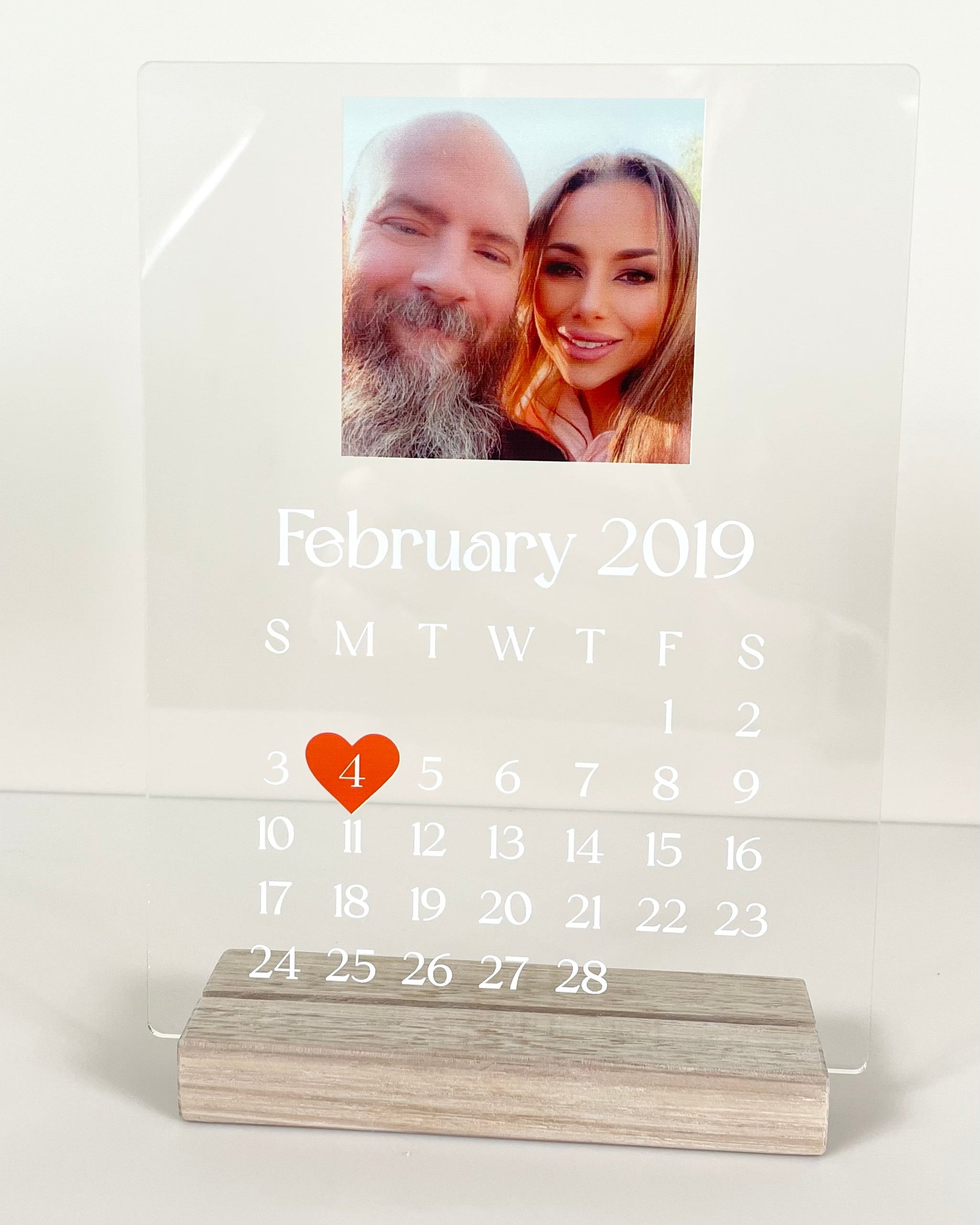 Special date photo display