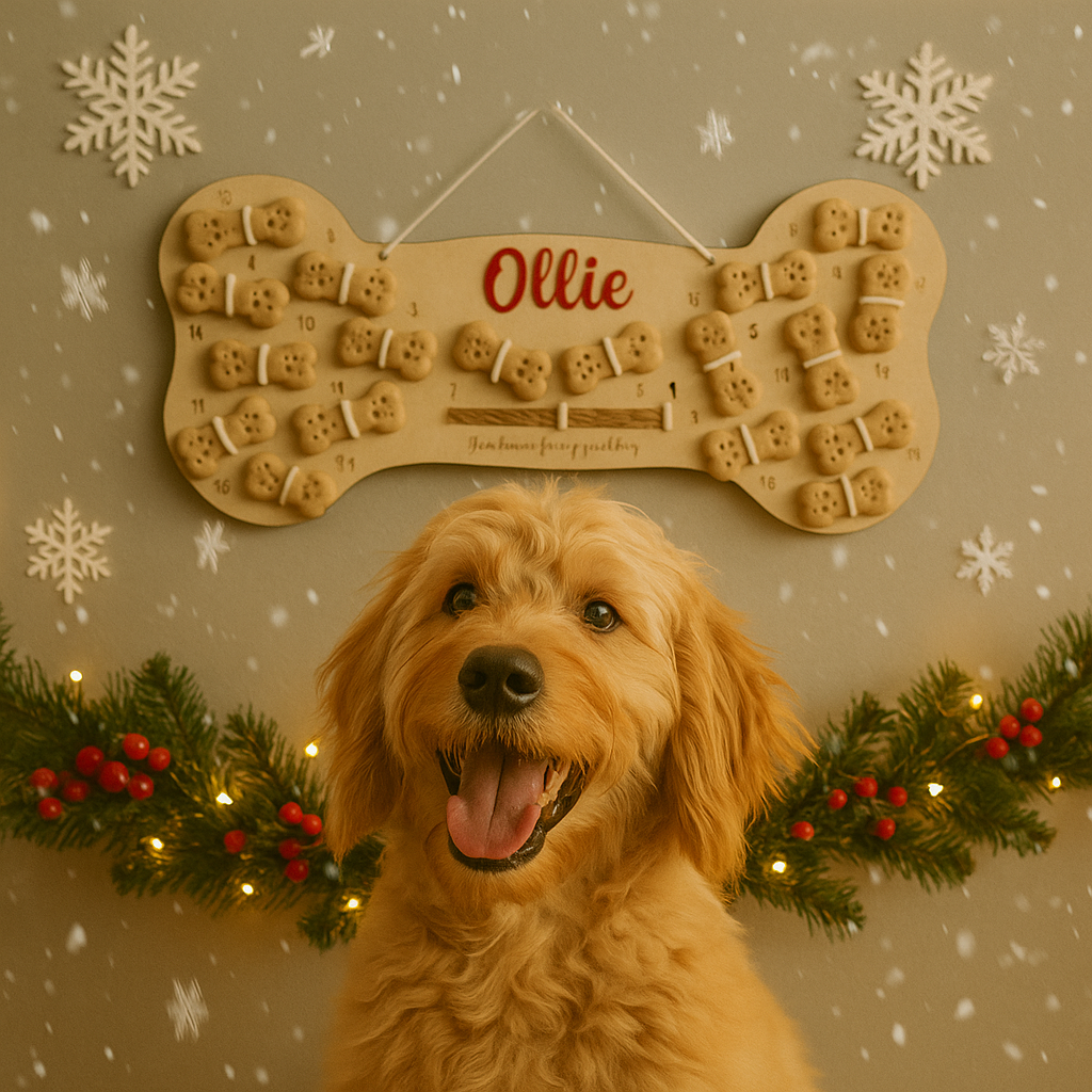 Personalised dog advent calendar 