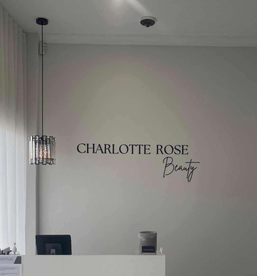 Custom lettering sign 