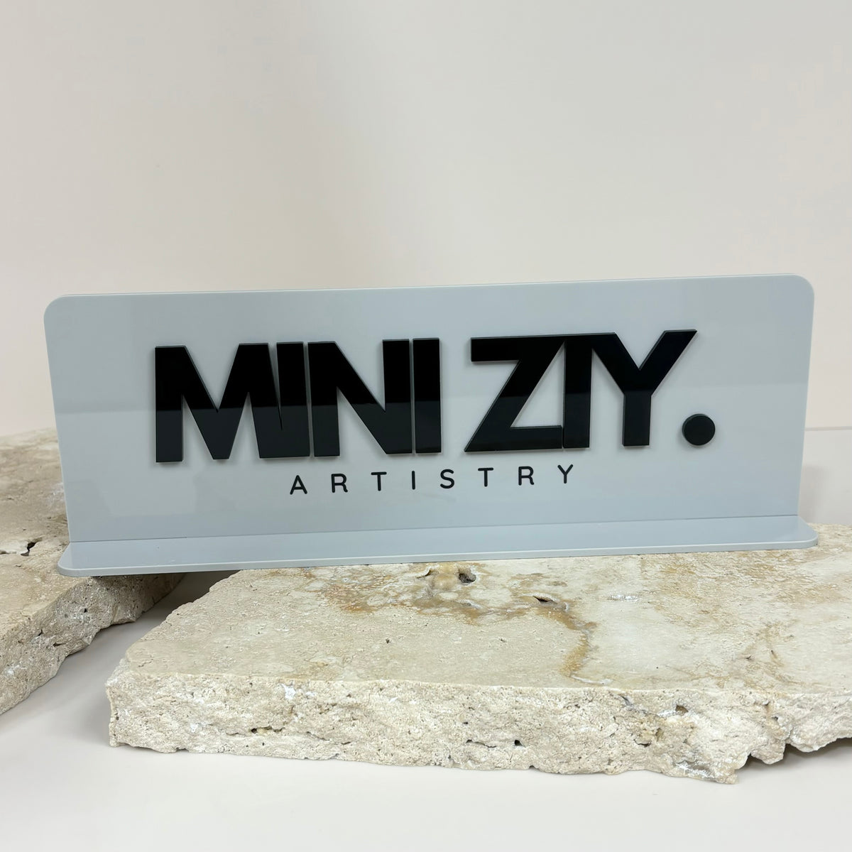Slim line business sign 