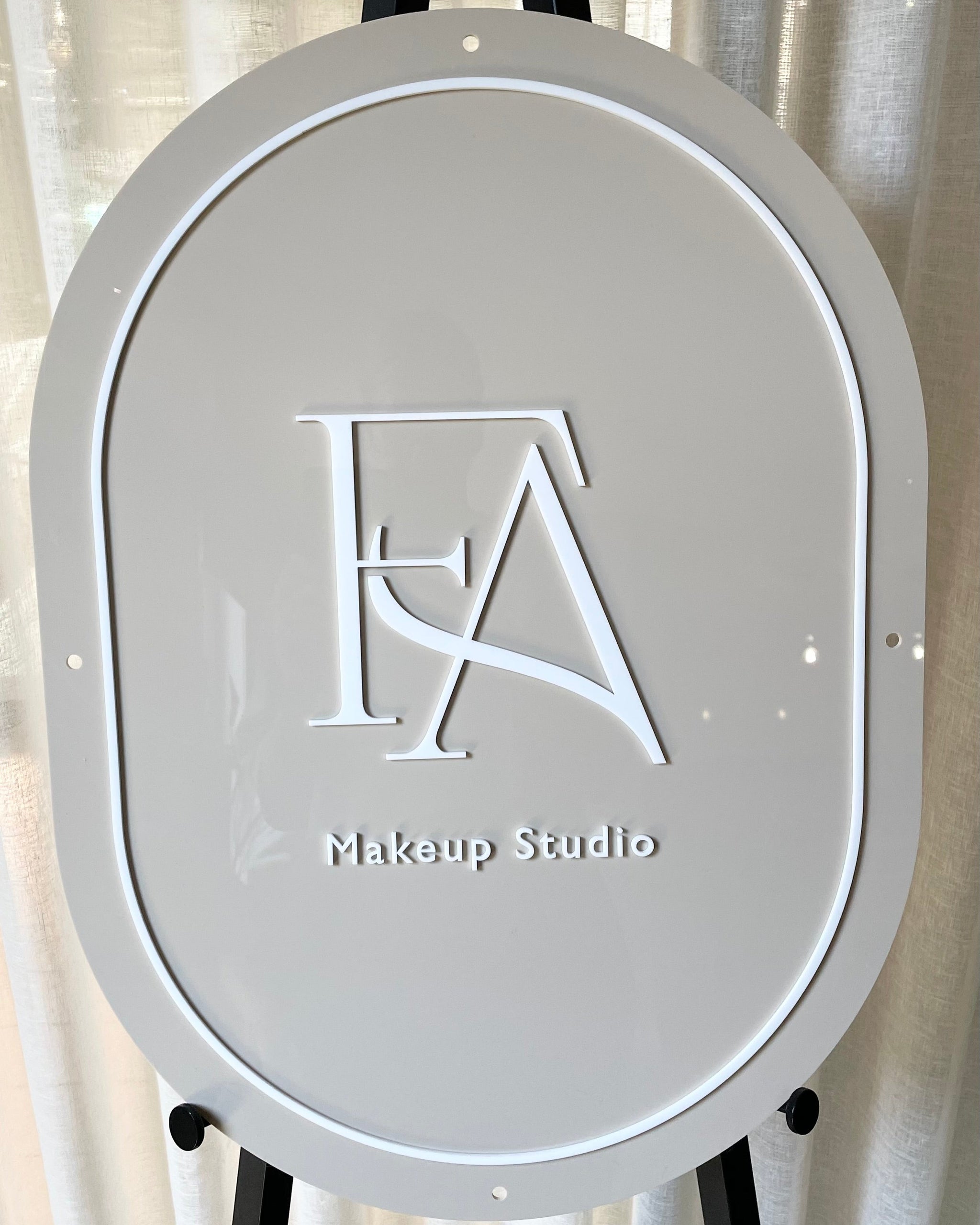 Rectangle business signs | Business signs Melbourne - Laser Edge ...