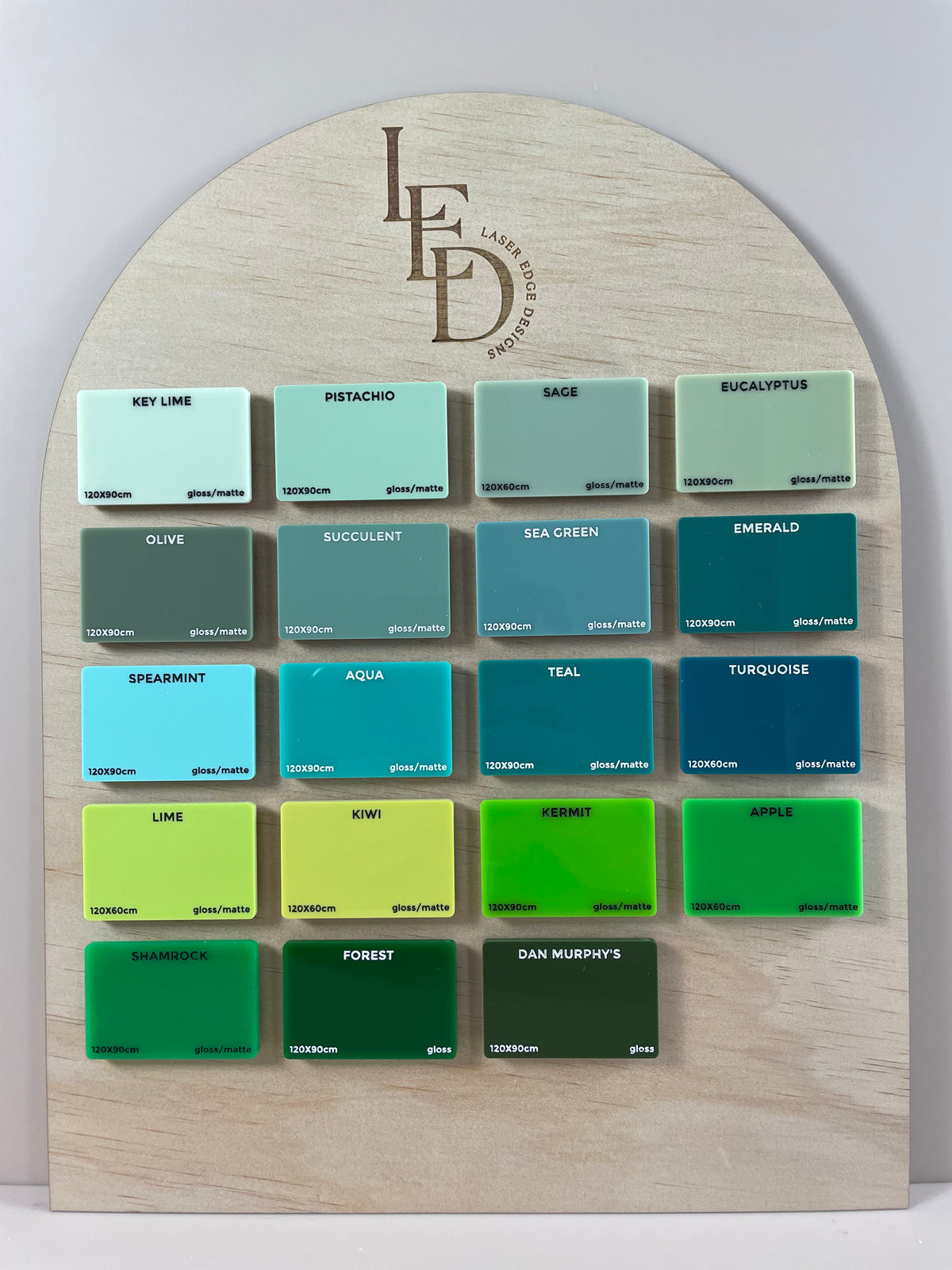 Colour samples