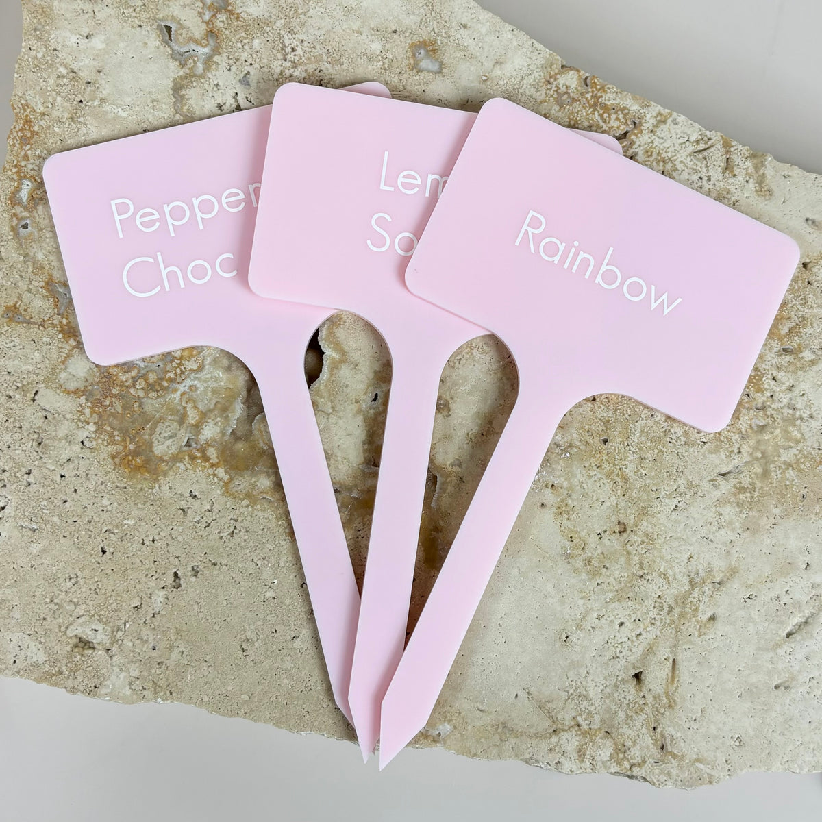 Custom ice cream flavour sticks 