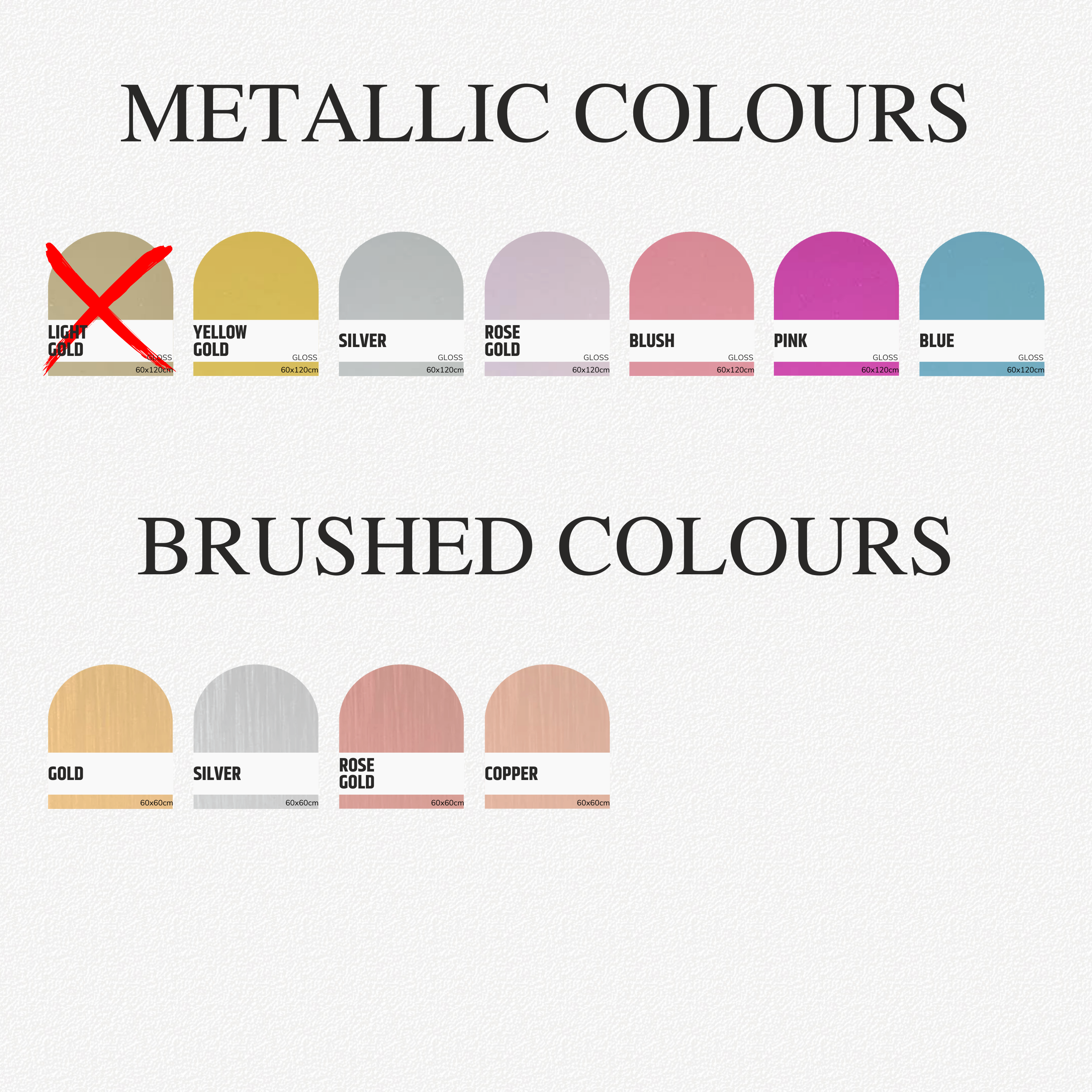 Colour samples