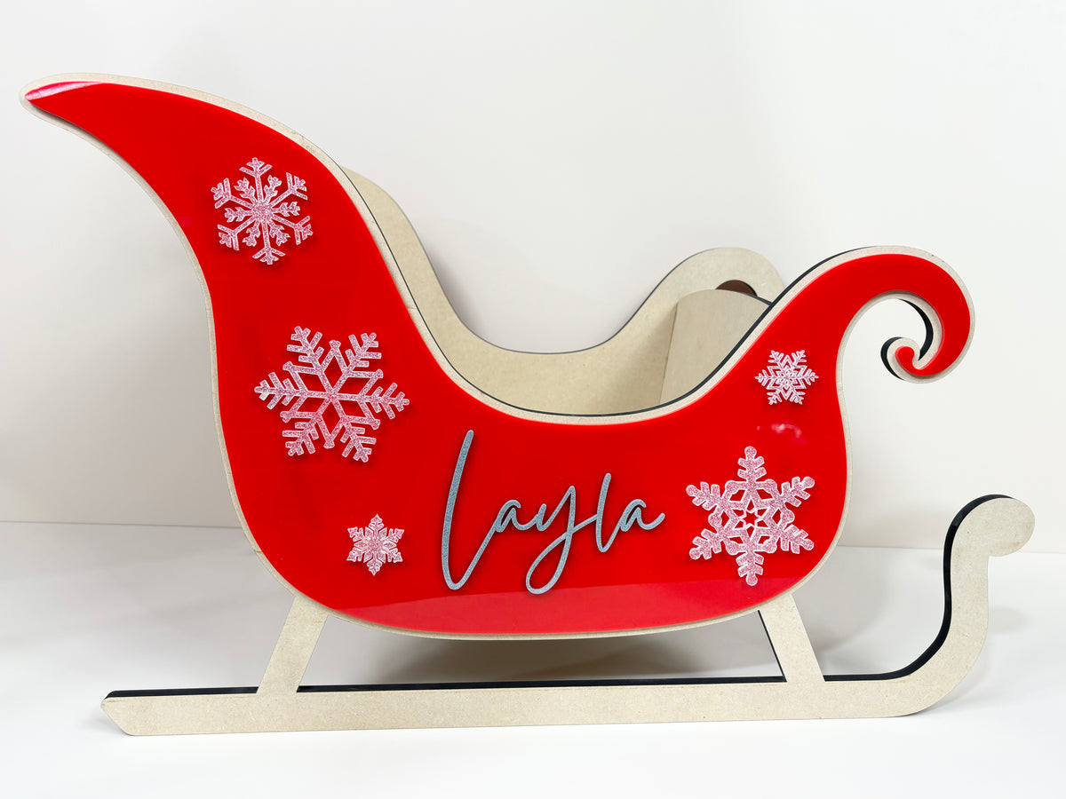 Customise Christmas sleighs 