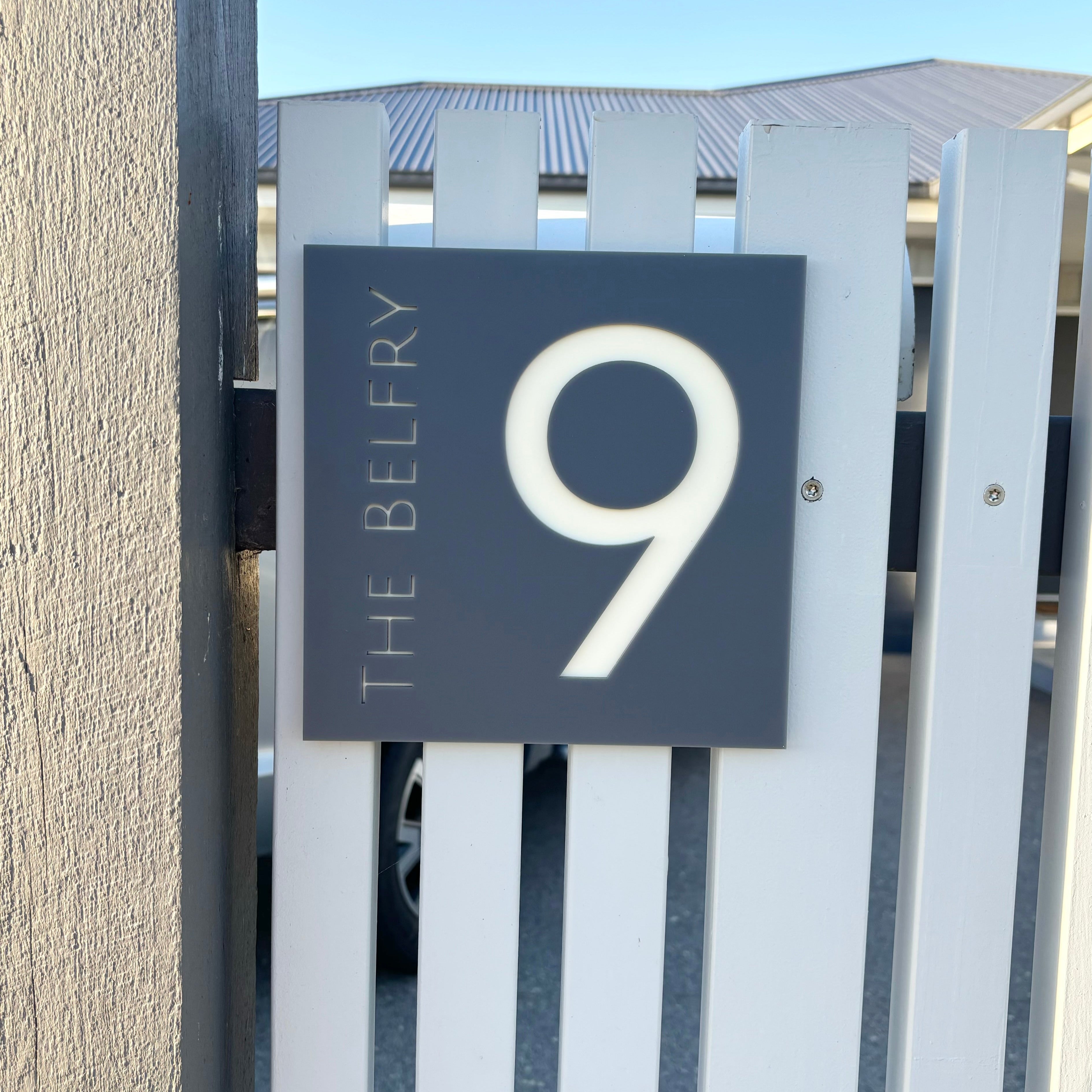 Address plaque 