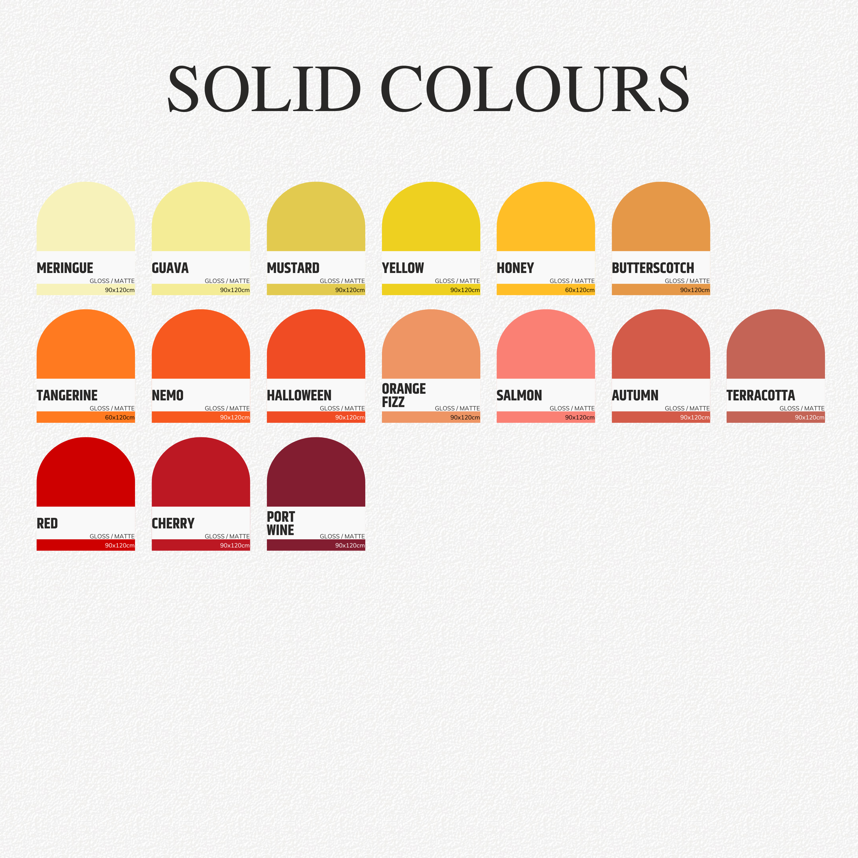 Colour samples