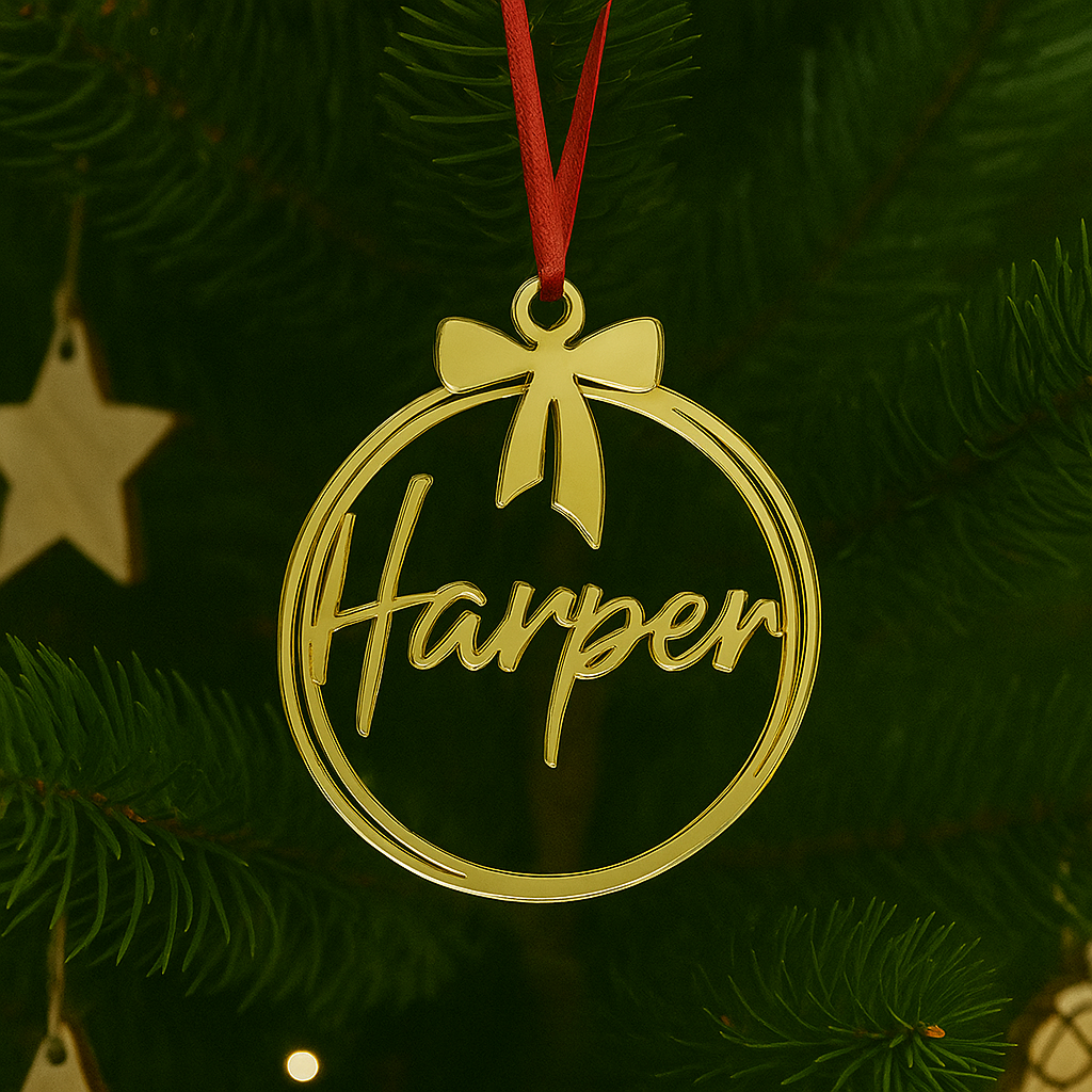 Personalised Christmas ornament 