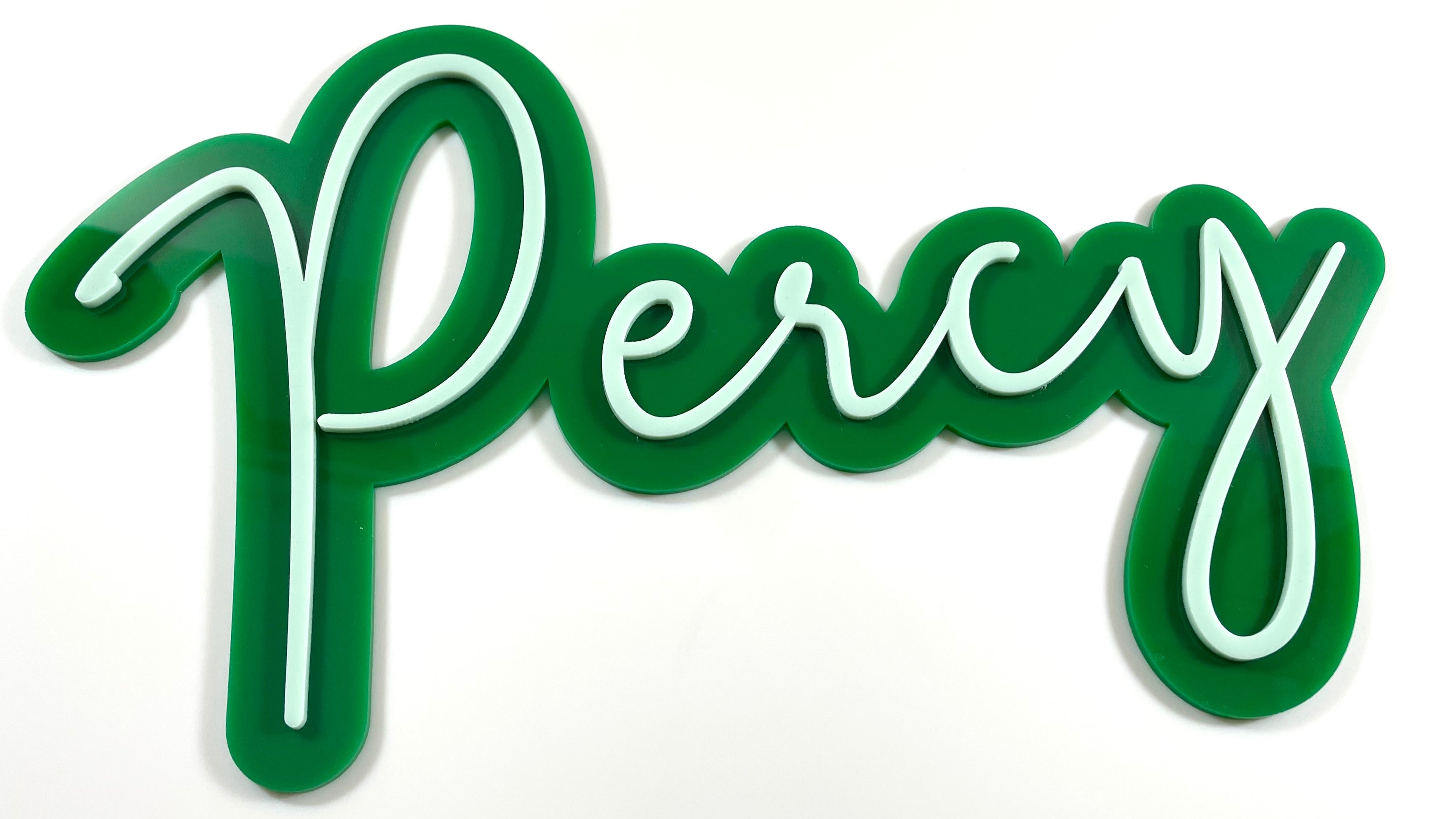 3D name sign 