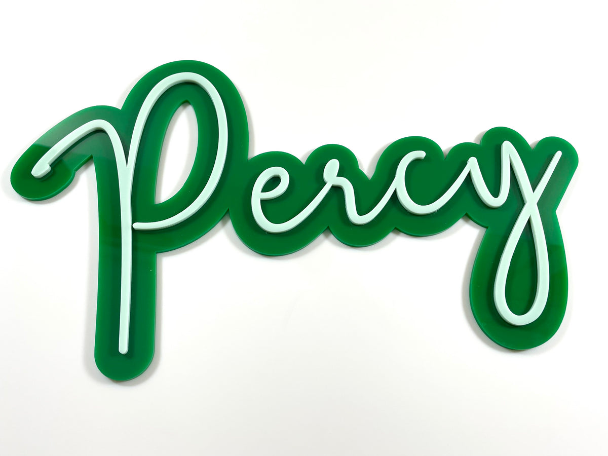 3D name sign 