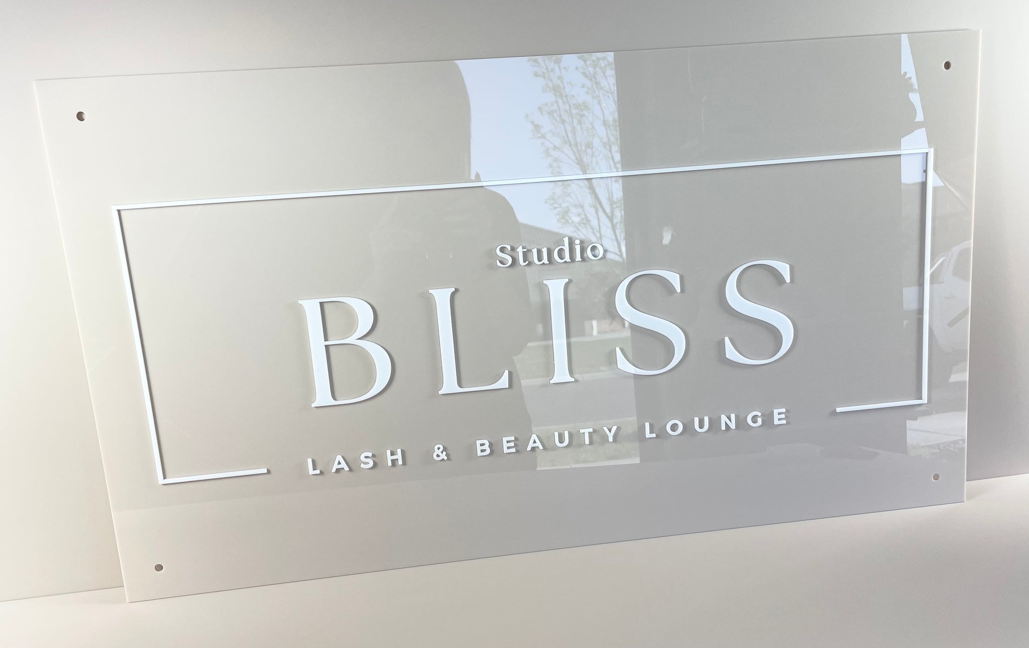 Rectangle business signs | Business signs Melbourne - Laser Edge ...