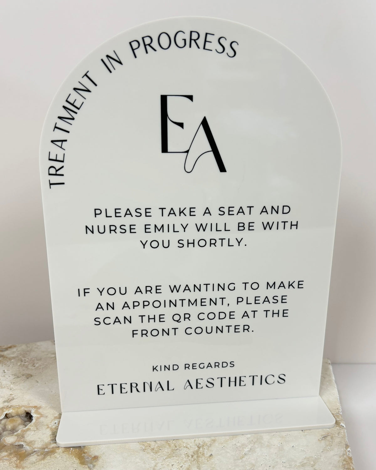 Custom counter sign