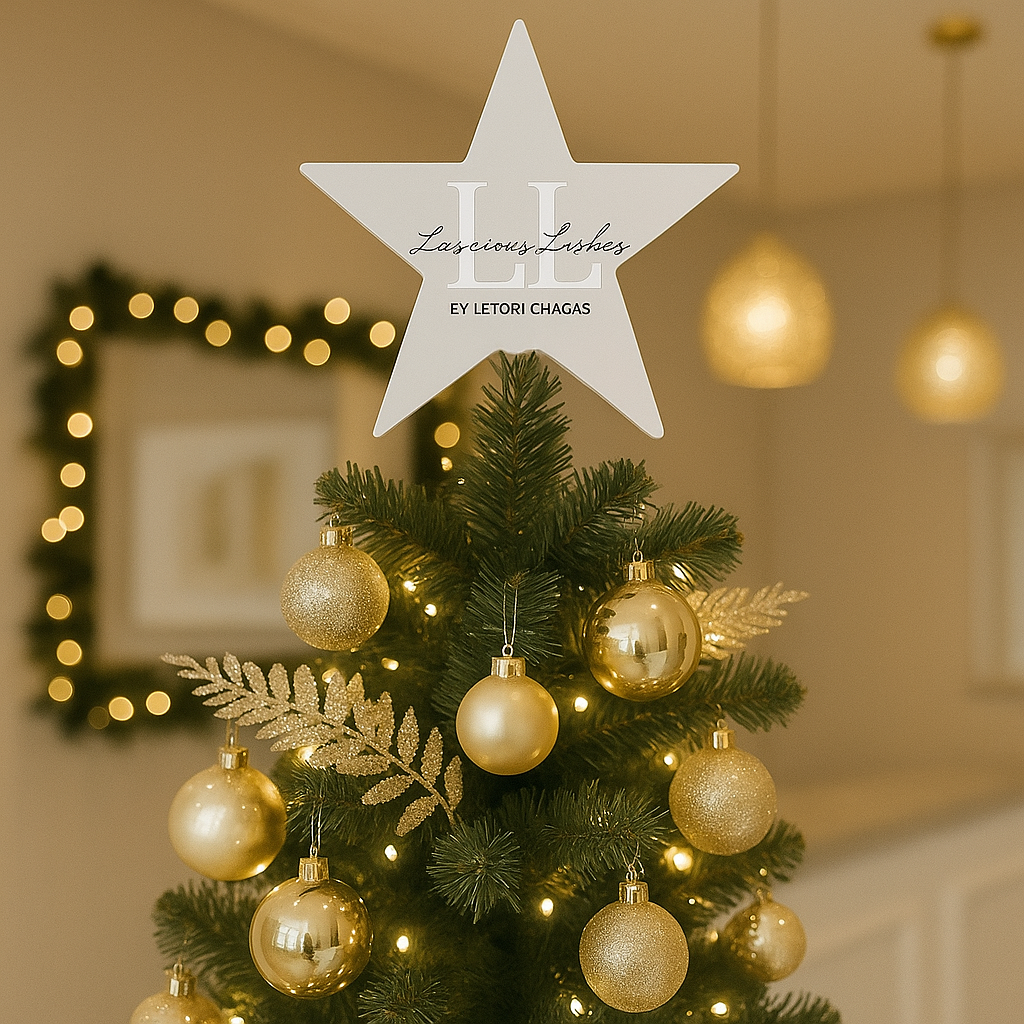 Branded Christmas tree topper 