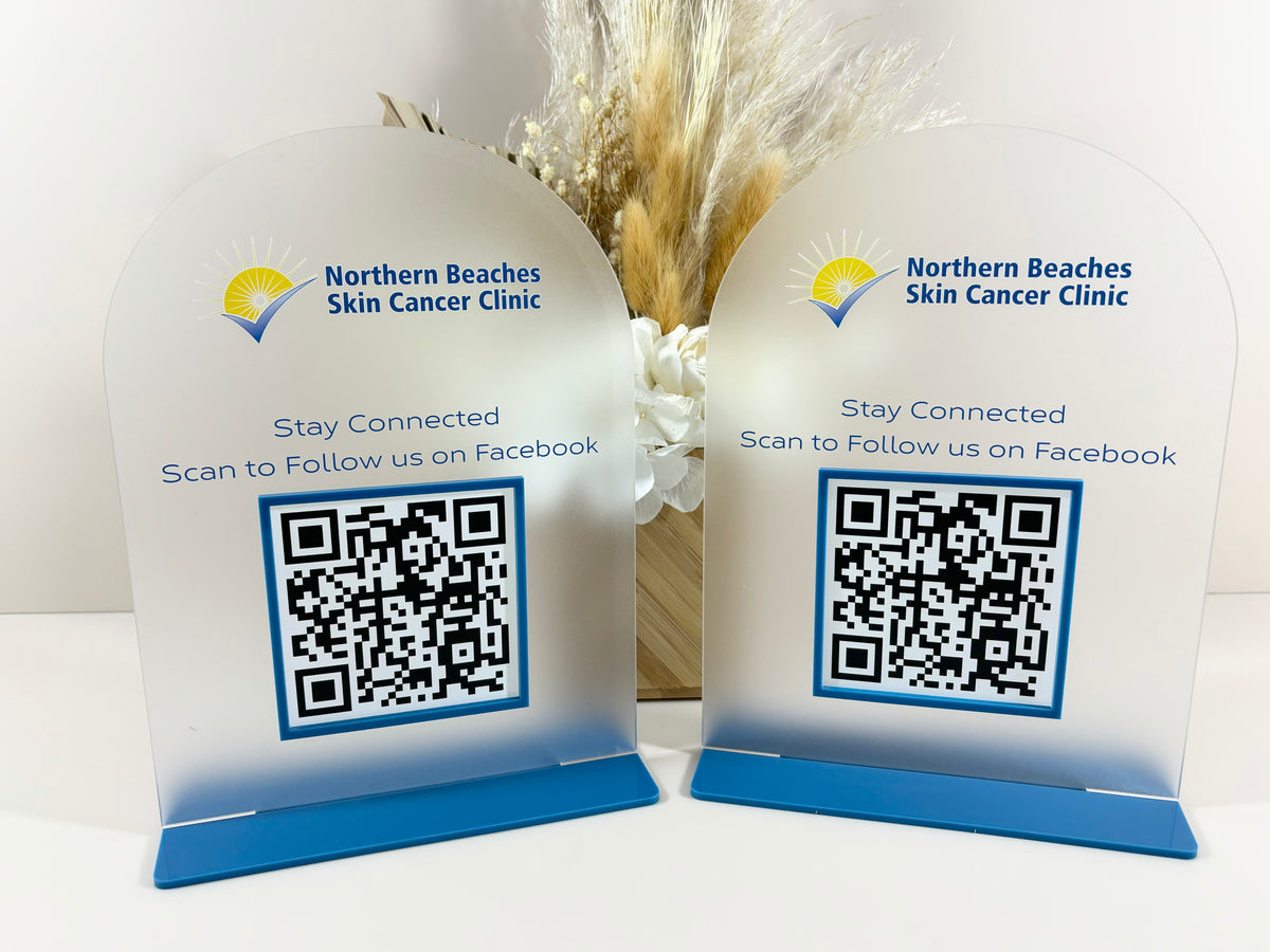 QR code stands 