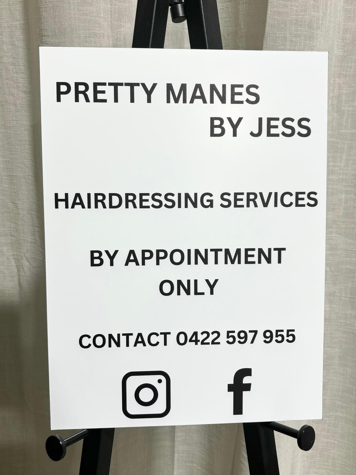 Custom aluminium signs 