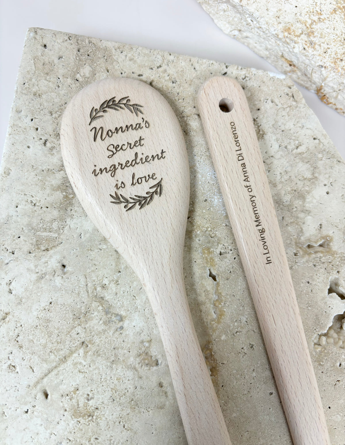 Personalised wooden spoon 