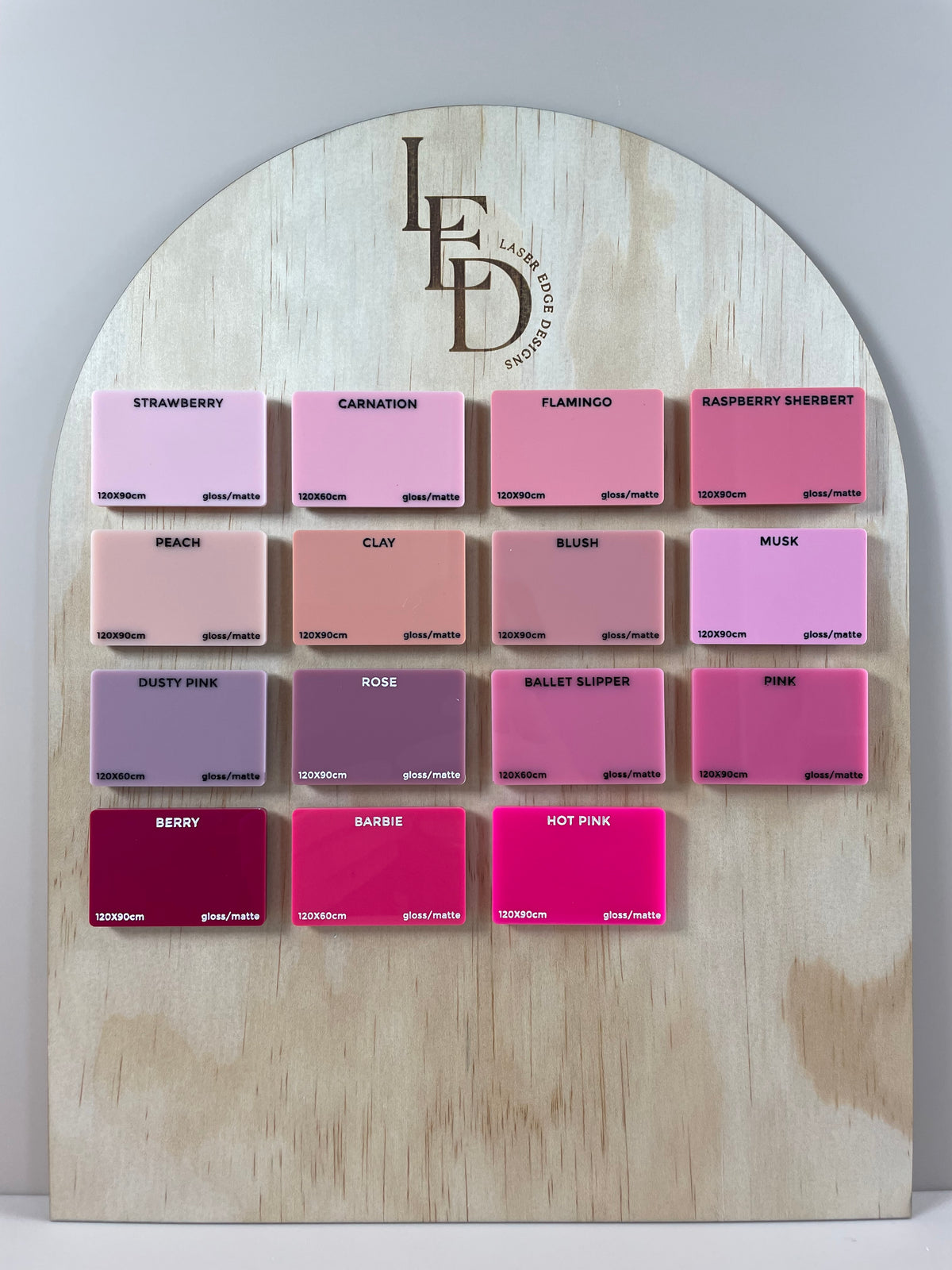 Colour samples