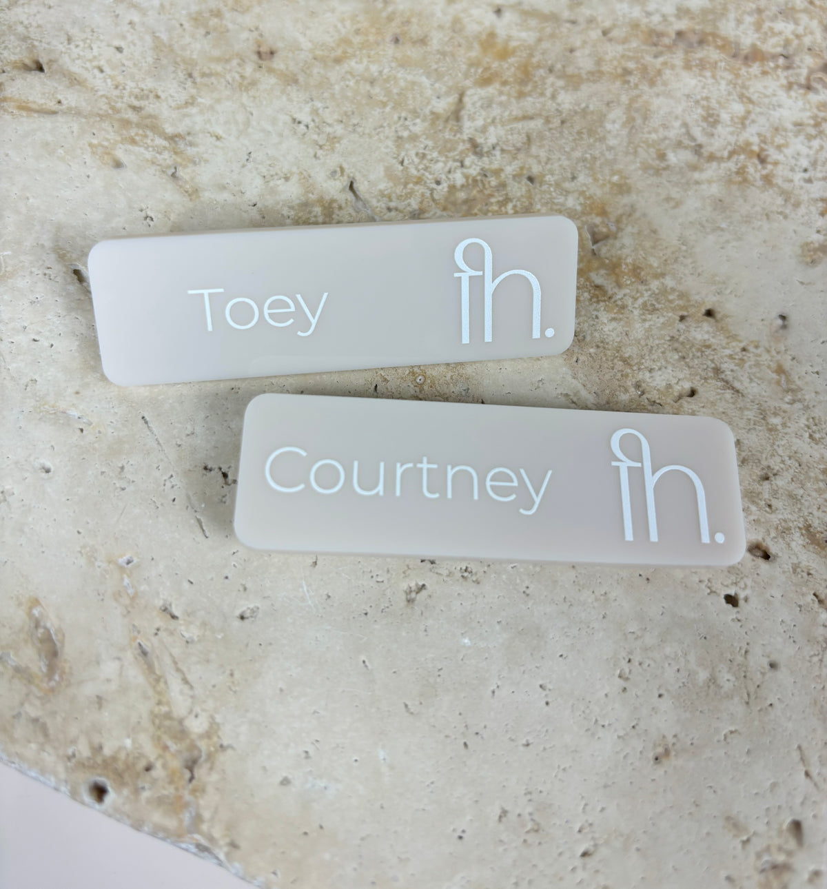 Custom name badge 