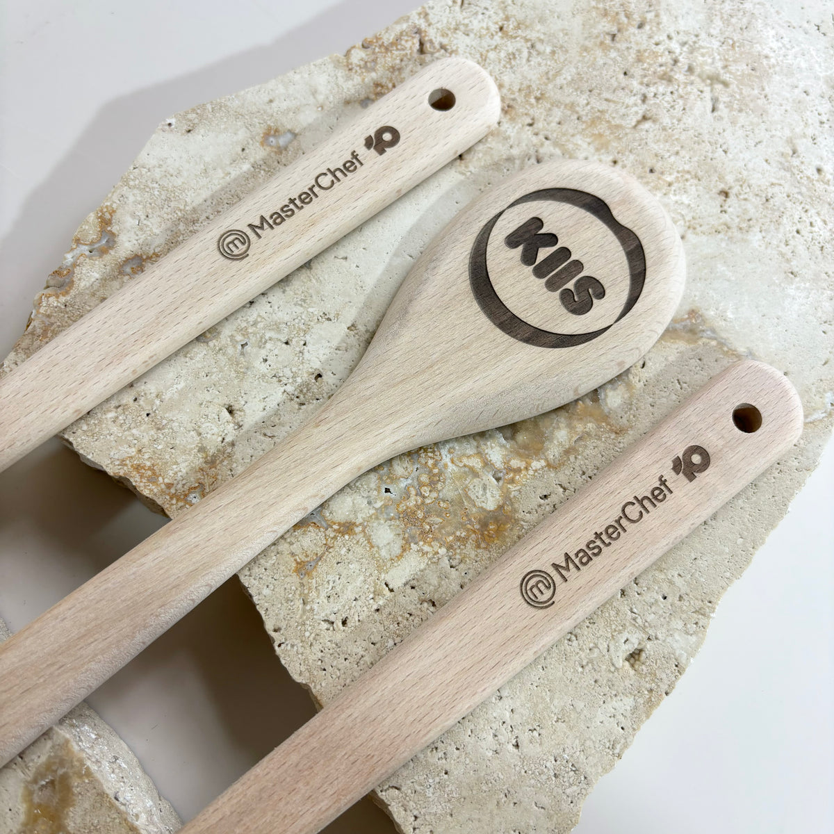 Custom branded wooden spoons 