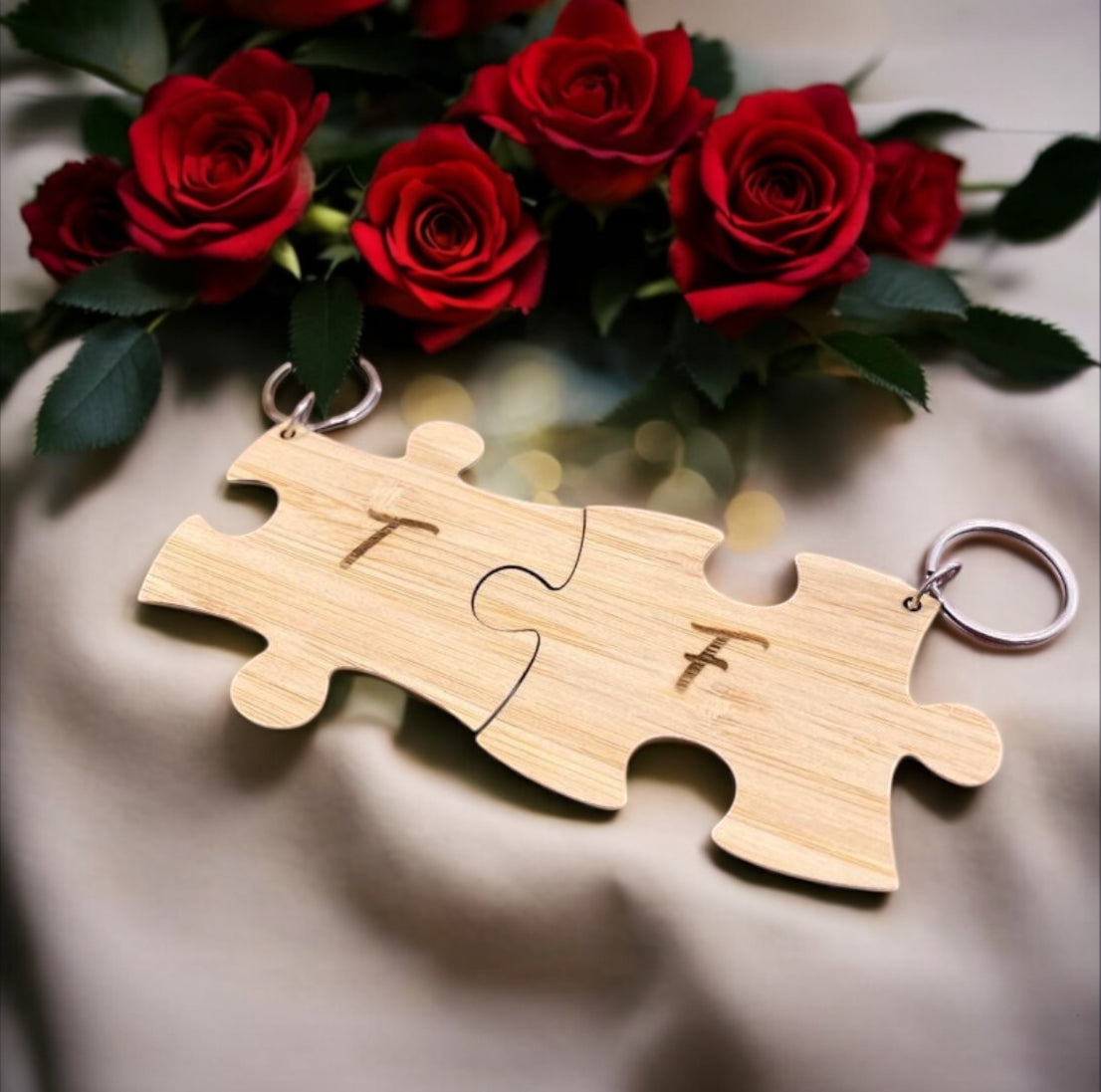 Puzzle keychain 
