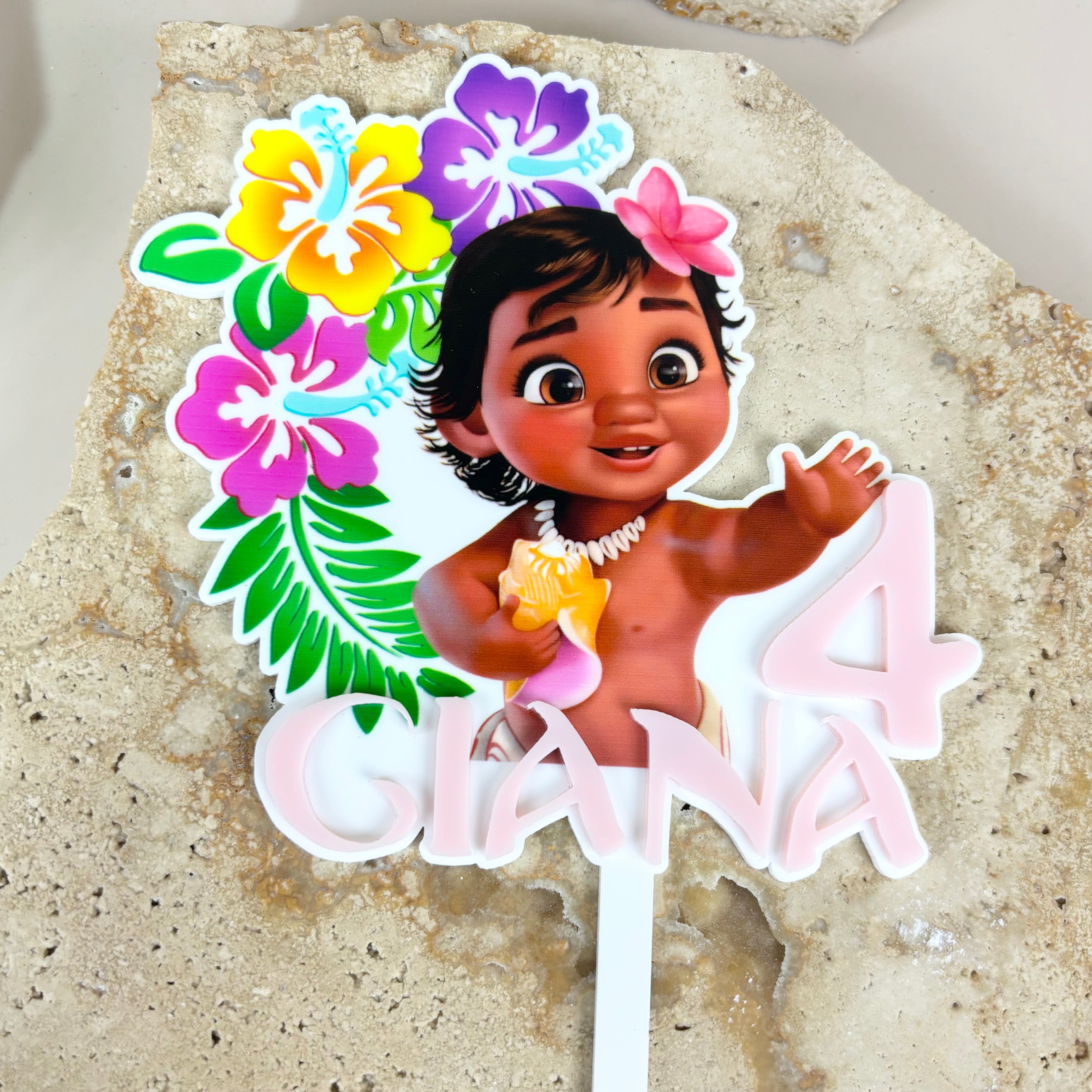 Moana cake topper 