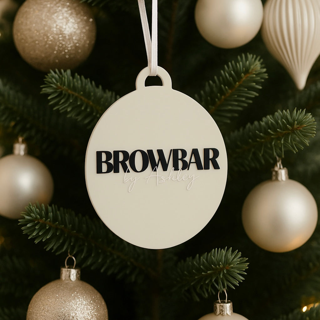 Branded Christmas ornament 