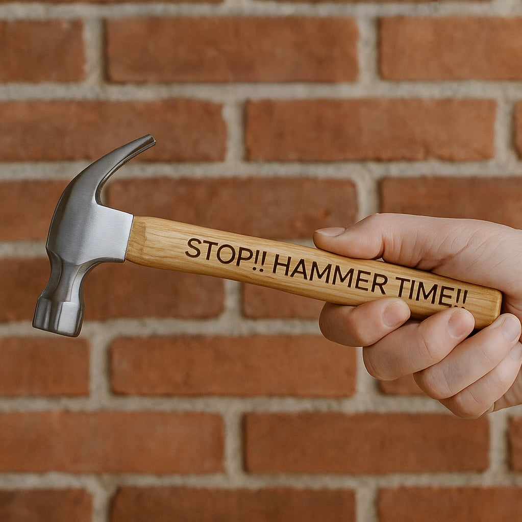 Personalised engraved hammers 