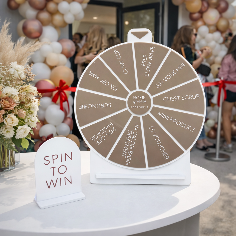 Custom Spin the Wheel Prize Wheel for Business Promotions