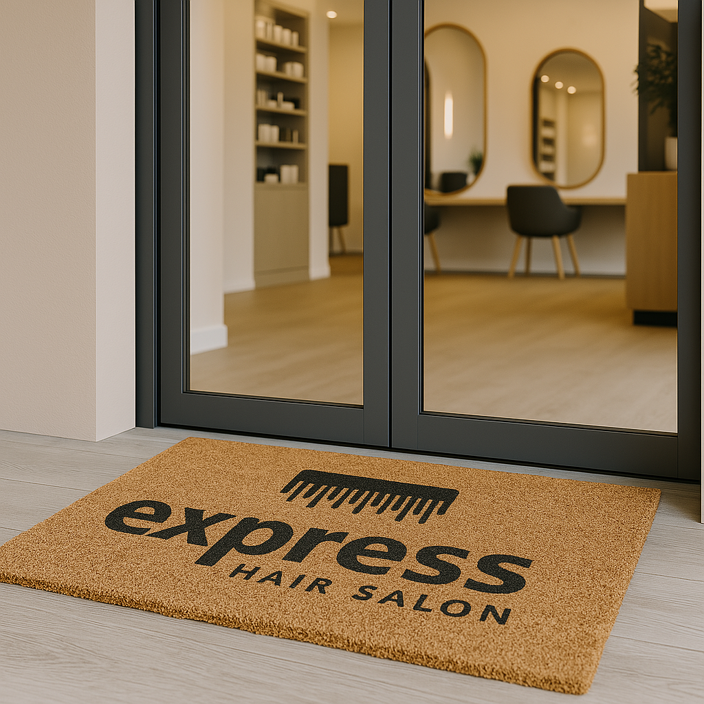 Custom branded door mats 