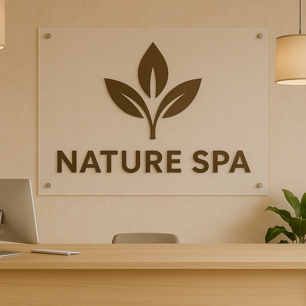 Custom rectangle business signs 