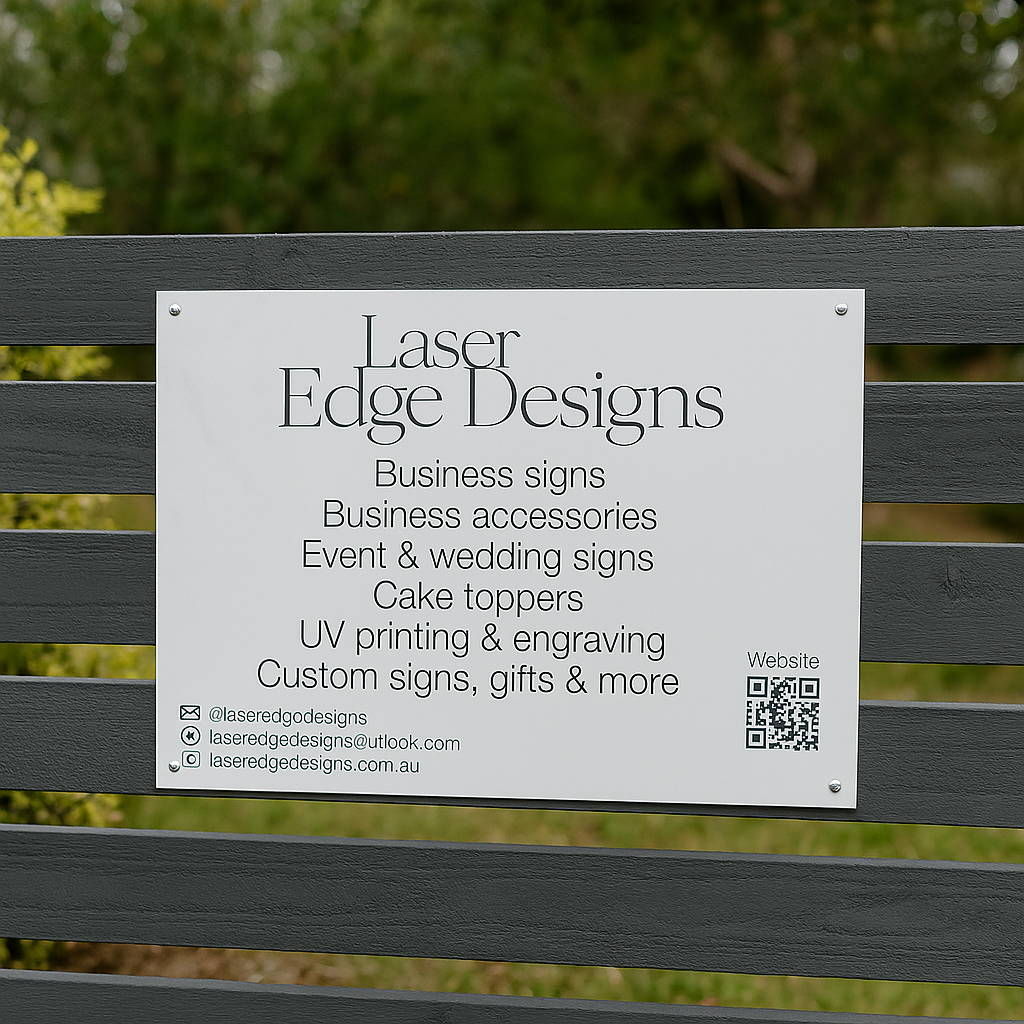 Corflute business signs 